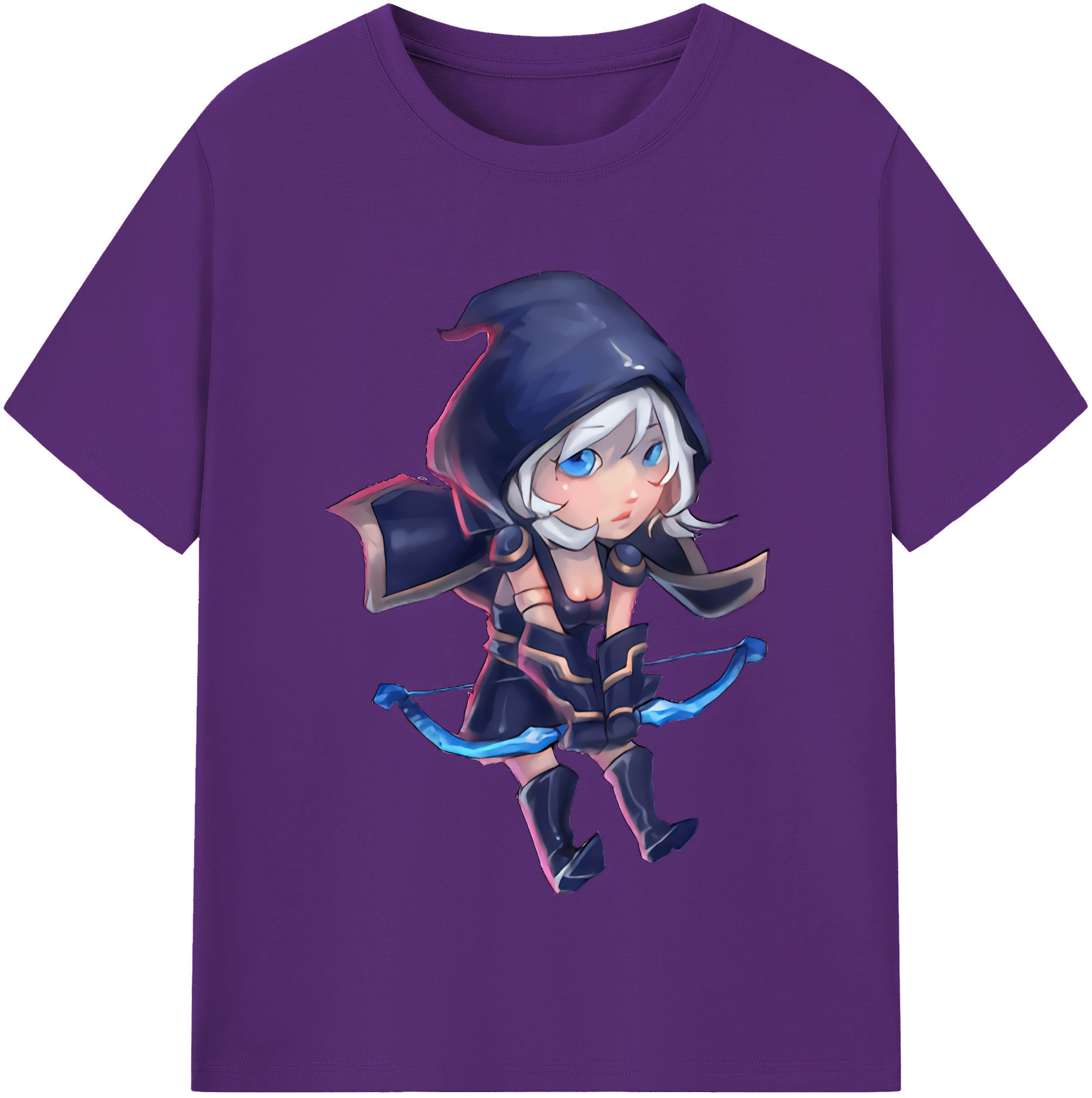 リーグ・オブ・レジェンド League of Legends LOL 綿100％半袖Tシャツ（フロントプリント）