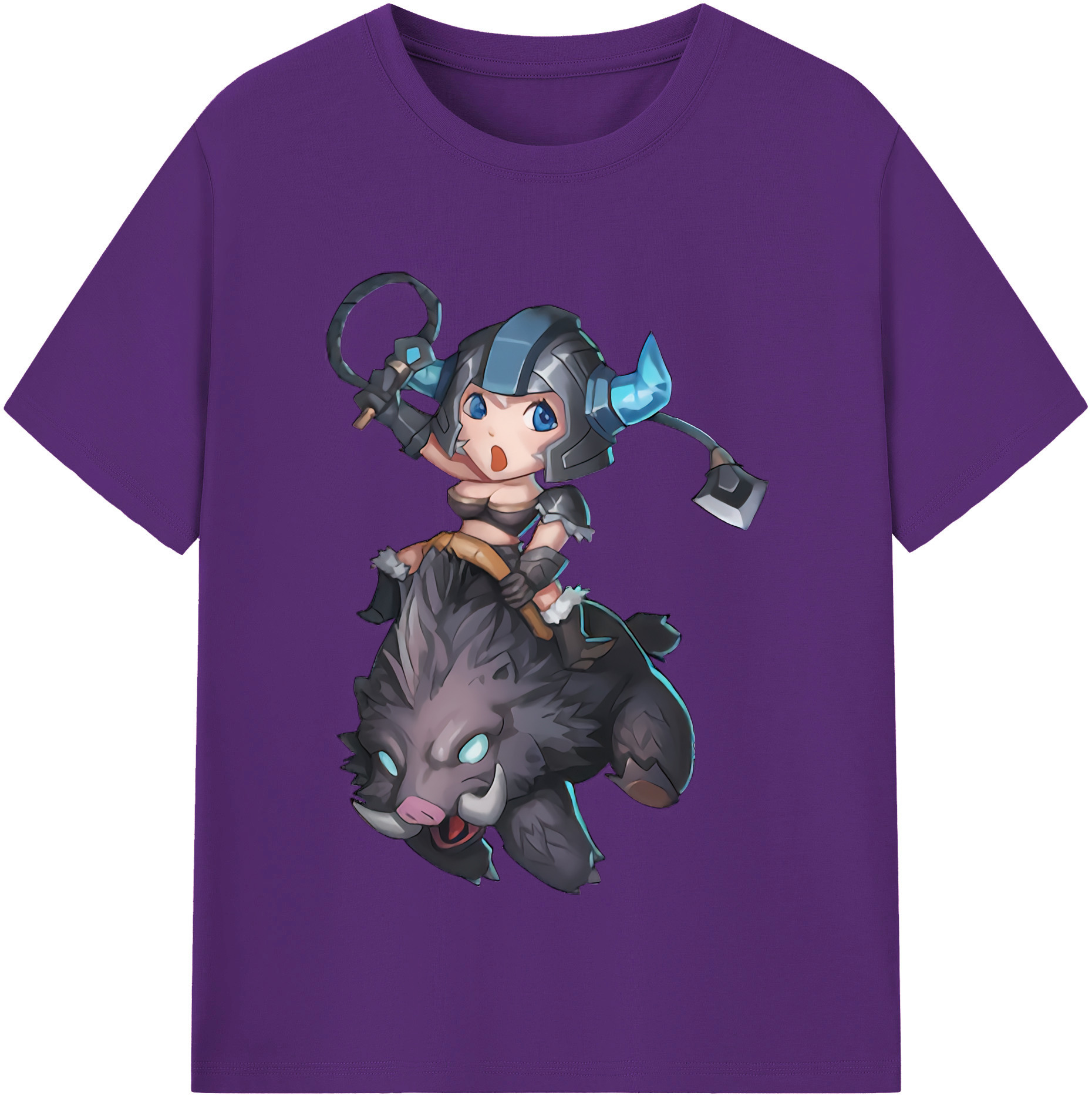 リーグ・オブ・レジェンド League of Legends LOL 綿100％半袖Tシャツ（フロントプリント）