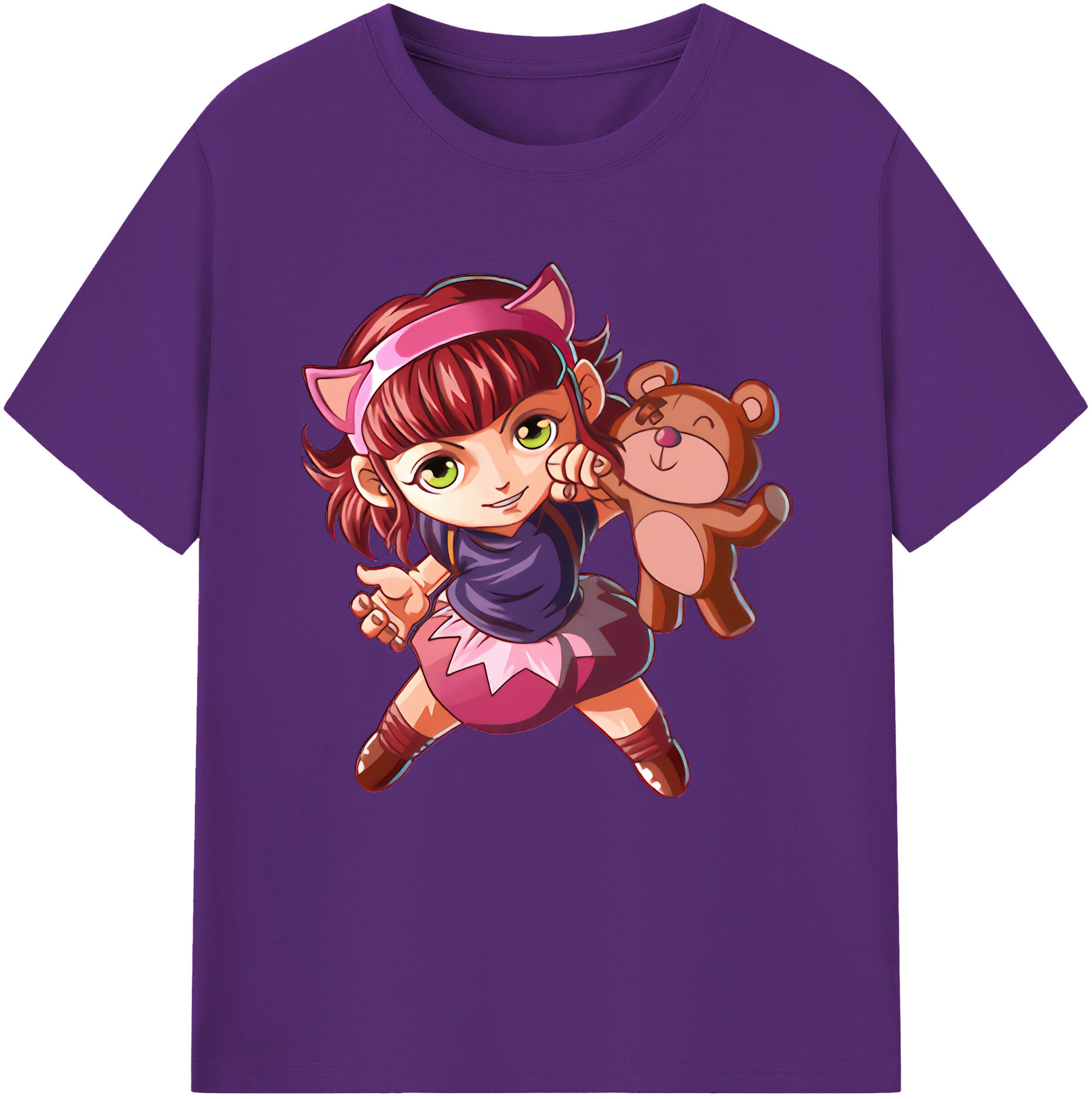 リーグ・オブ・レジェンド League of Legends LOL 綿100％半袖Tシャツ（フロントプリント）