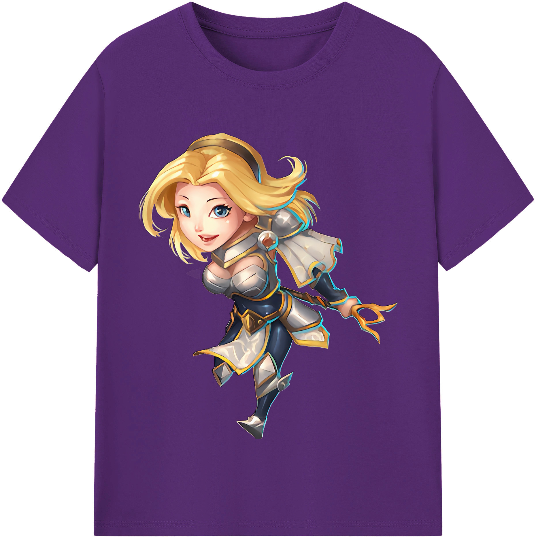 リーグ・オブ・レジェンド League of Legends LOL 綿100％半袖Tシャツ（フロントプリント）