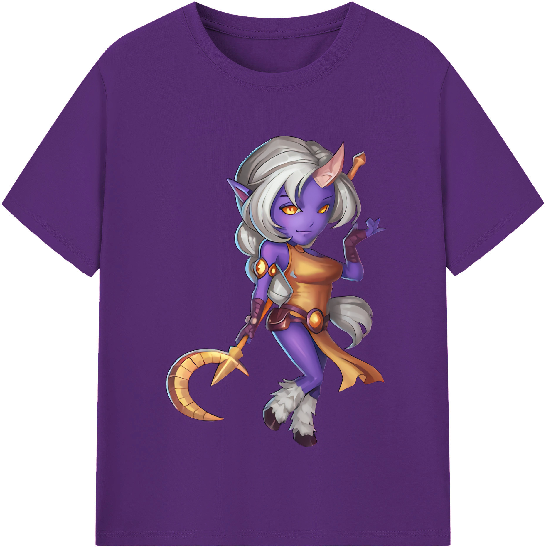 リーグ・オブ・レジェンド League of Legends LOL 綿100％半袖Tシャツ（フロントプリント）