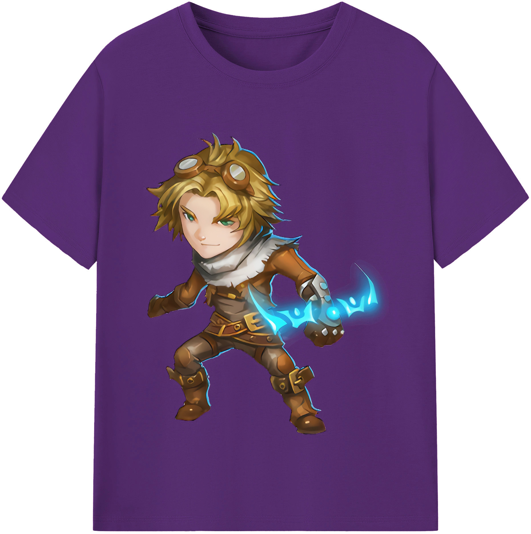 リーグ・オブ・レジェンド League of Legends LOL 綿100％半袖Tシャツ（フロントプリント）