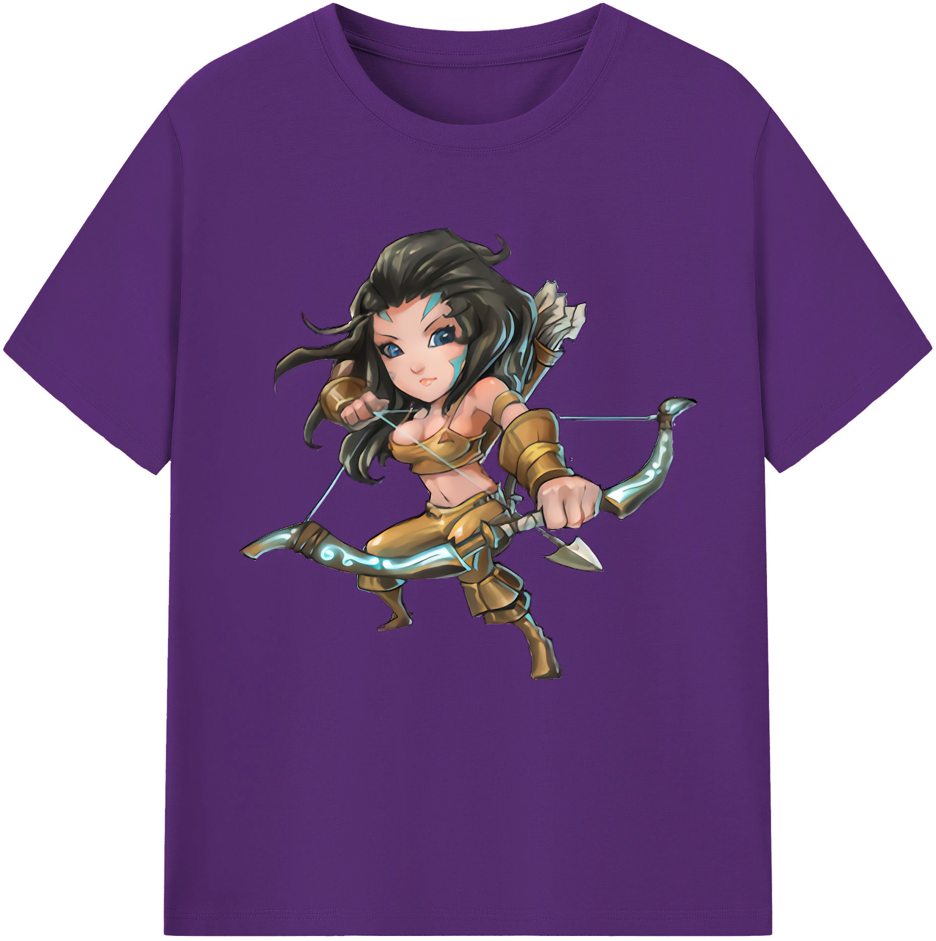 リーグ・オブ・レジェンド League of Legends LOL 綿100％半袖Tシャツ（フロントプリント）