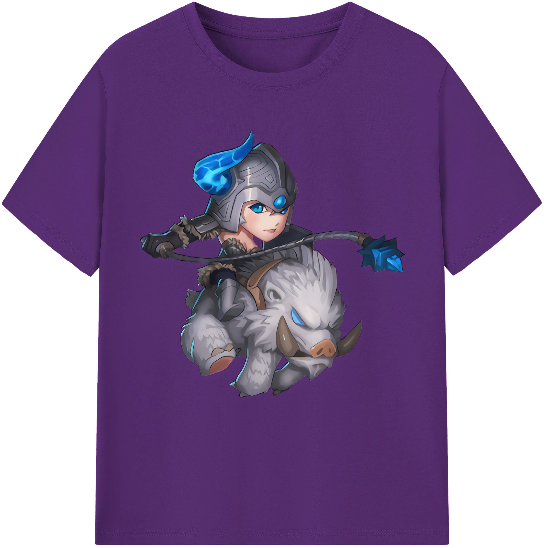 リーグ・オブ・レジェンド League of Legends LOL 綿100％半袖Tシャツ（フロントプリント）