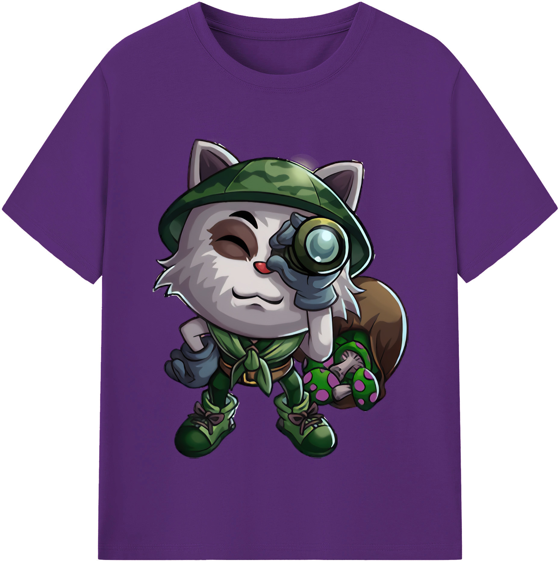 リーグ・オブ・レジェンド League of Legends LOL 綿100％半袖Tシャツ（フロントプリント）