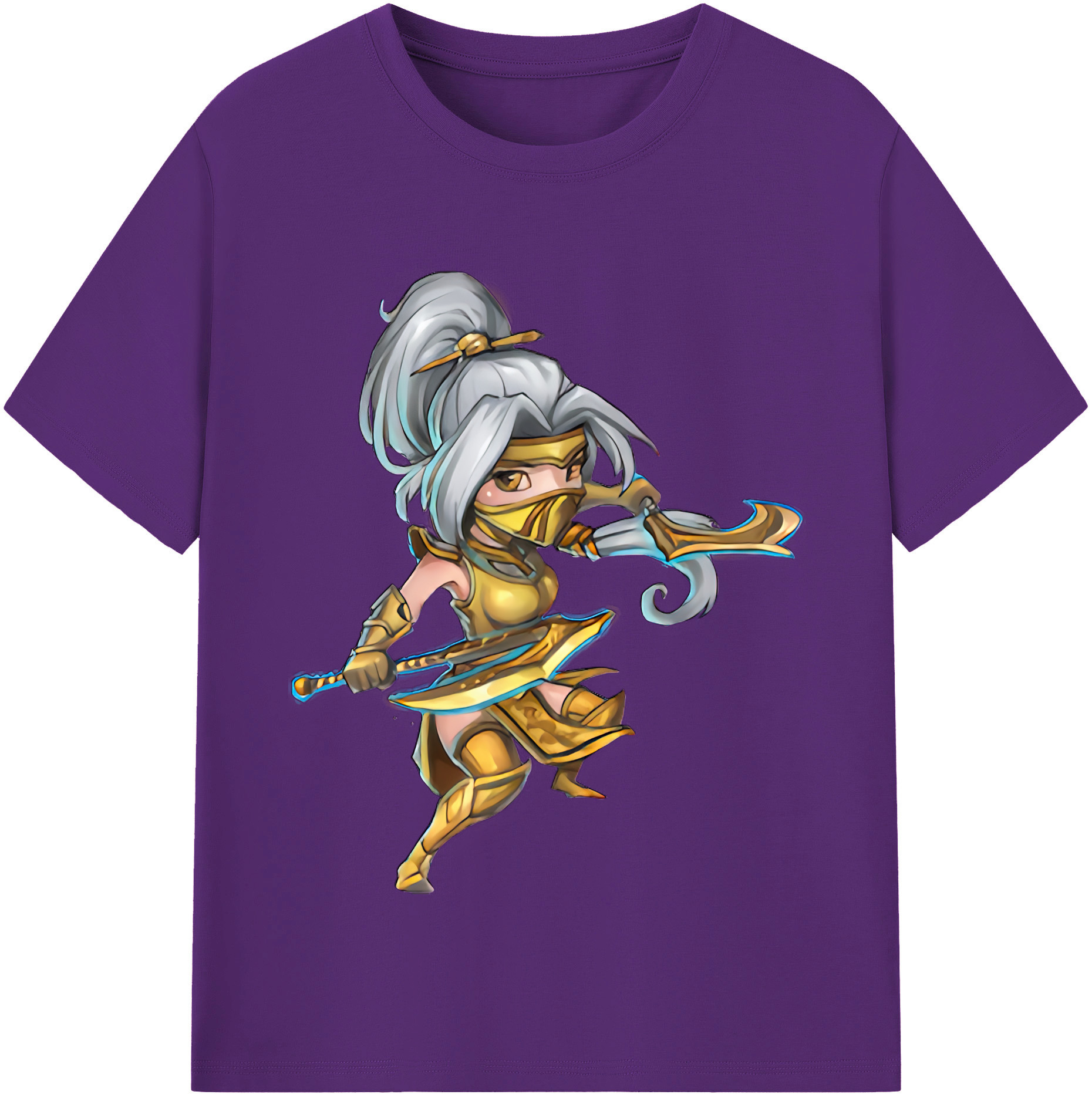 リーグ・オブ・レジェンド League of Legends LOL 綿100％半袖Tシャツ（フロントプリント）
