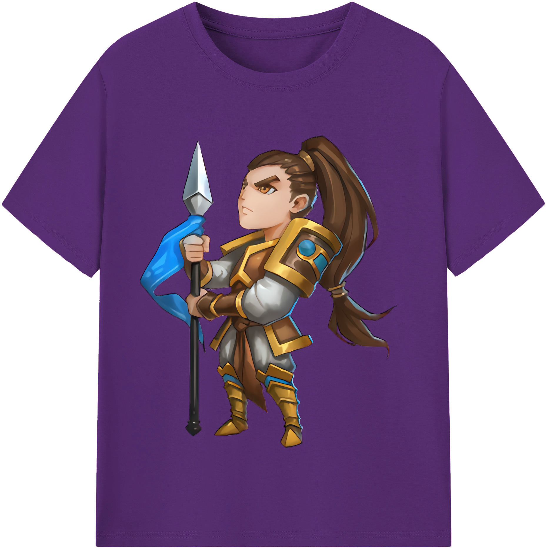 リーグ・オブ・レジェンド League of Legends LOL 綿100％半袖Tシャツ（フロントプリント）
