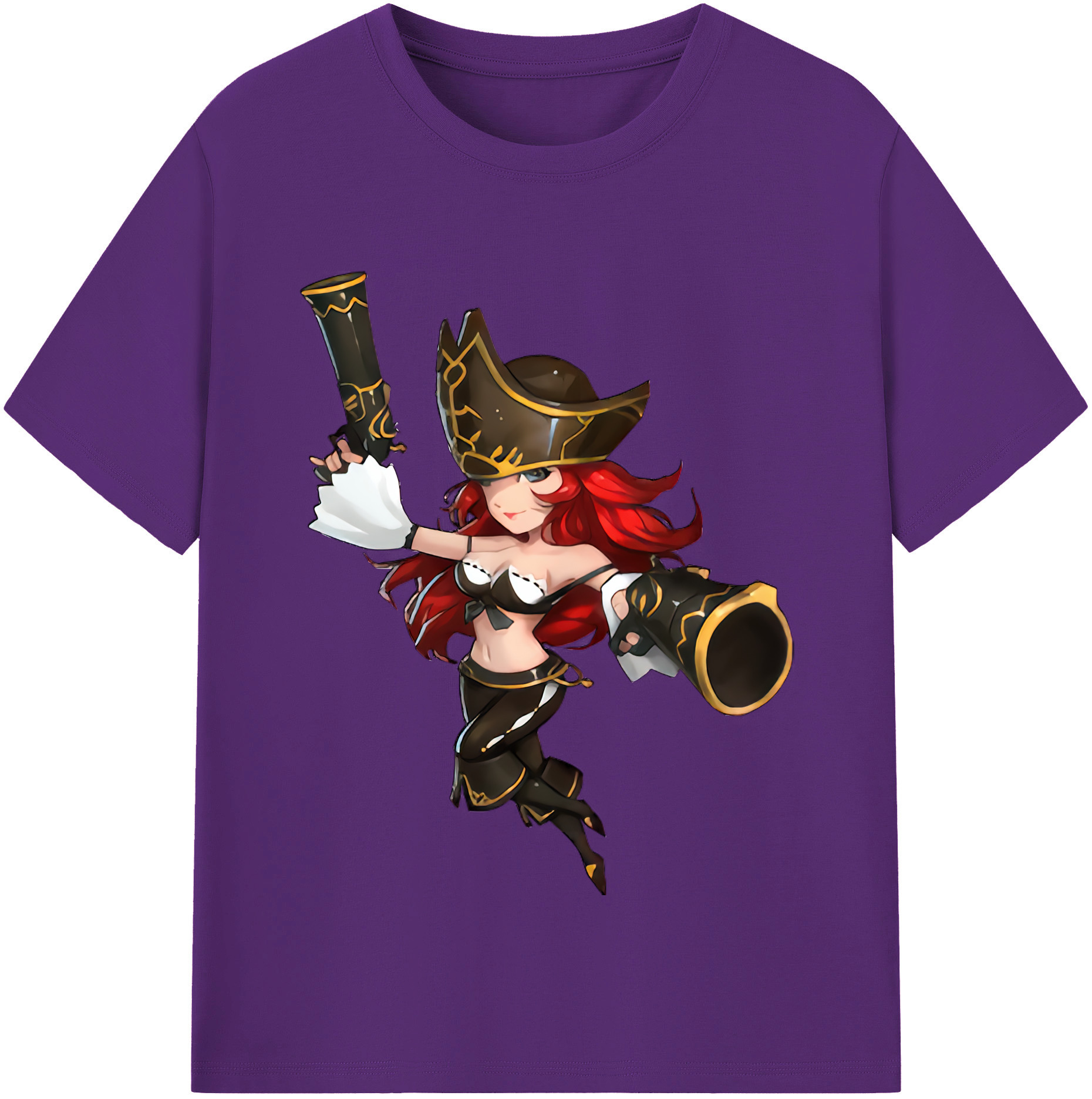 リーグ・オブ・レジェンド League of Legends LOL 綿100％半袖Tシャツ（フロントプリント）