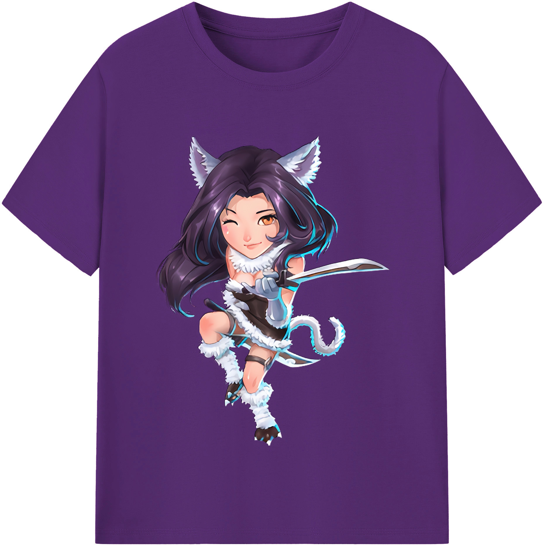 リーグ・オブ・レジェンド League of Legends LOL 綿100％半袖Tシャツ（フロントプリント）