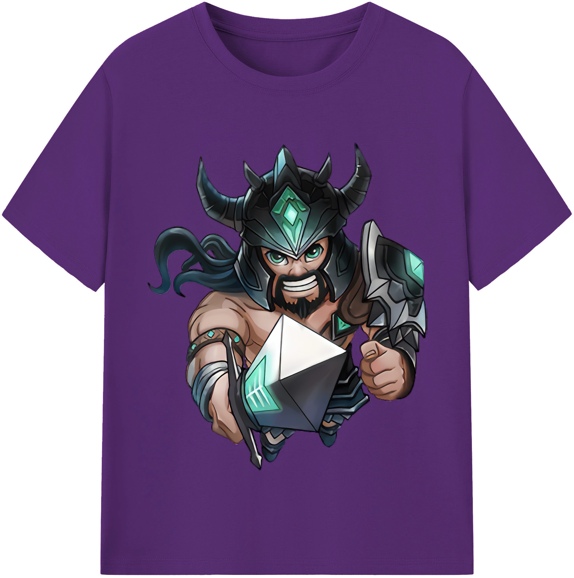 リーグ・オブ・レジェンド League of Legends LOL 綿100％半袖Tシャツ（フロントプリント）