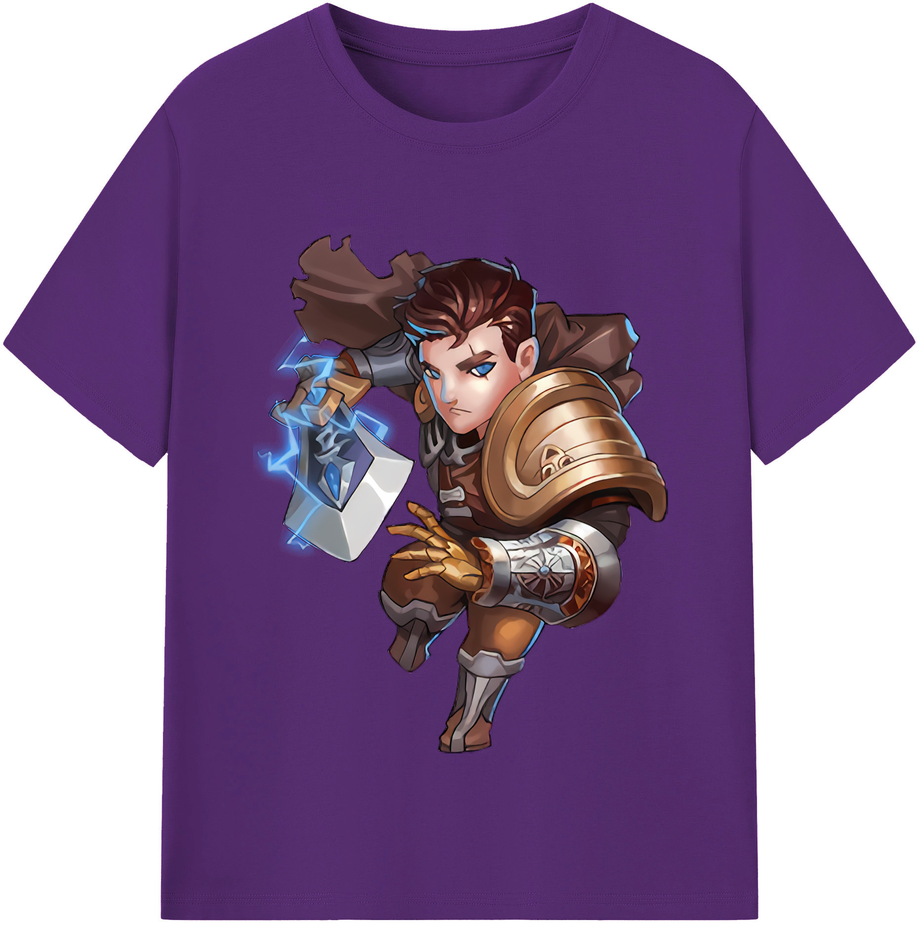 リーグ・オブ・レジェンド League of Legends LOL 綿100％半袖Tシャツ（フロントプリント）