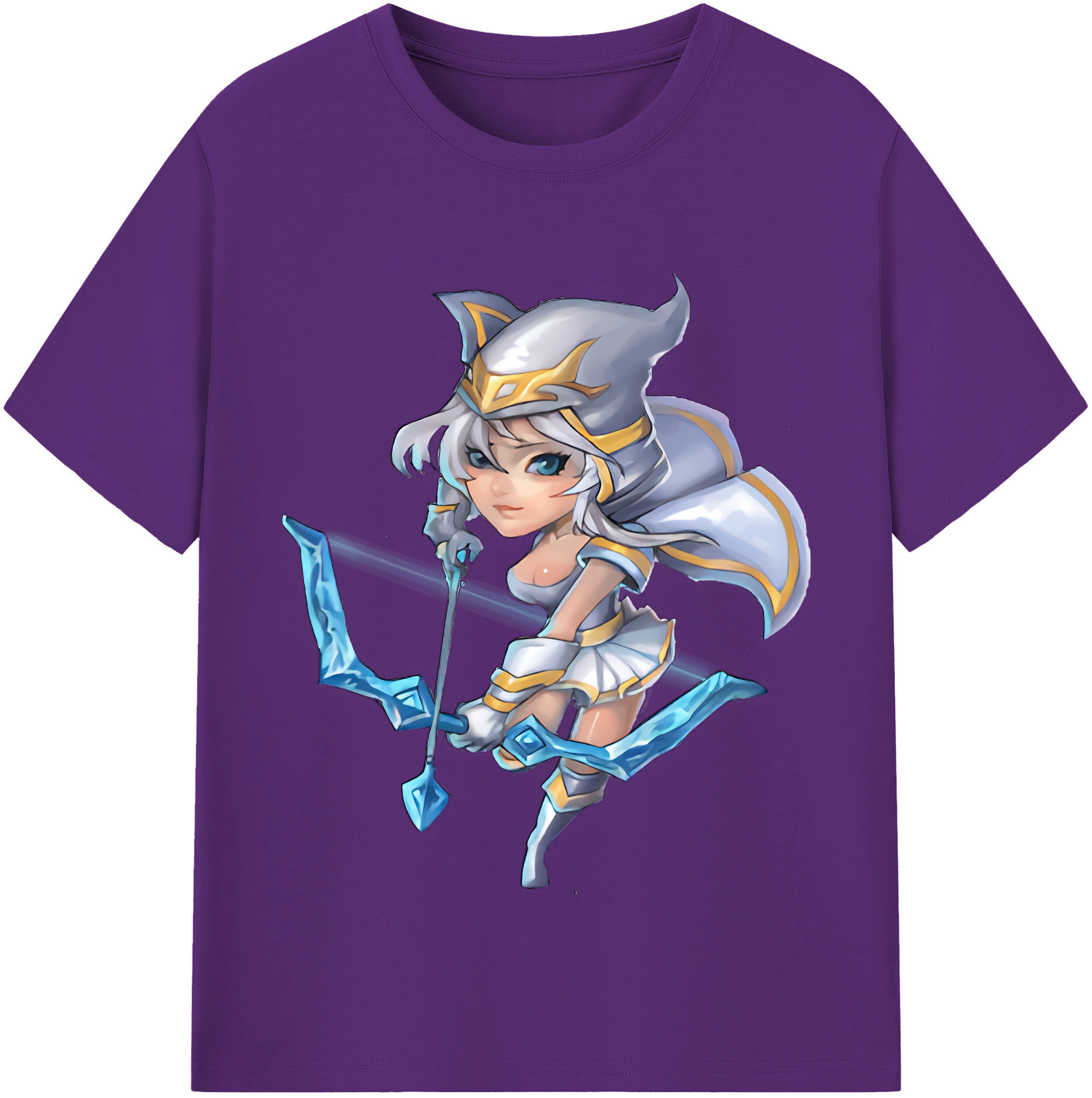 リーグ・オブ・レジェンド League of Legends LOL 綿100％半袖Tシャツ（フロントプリント）