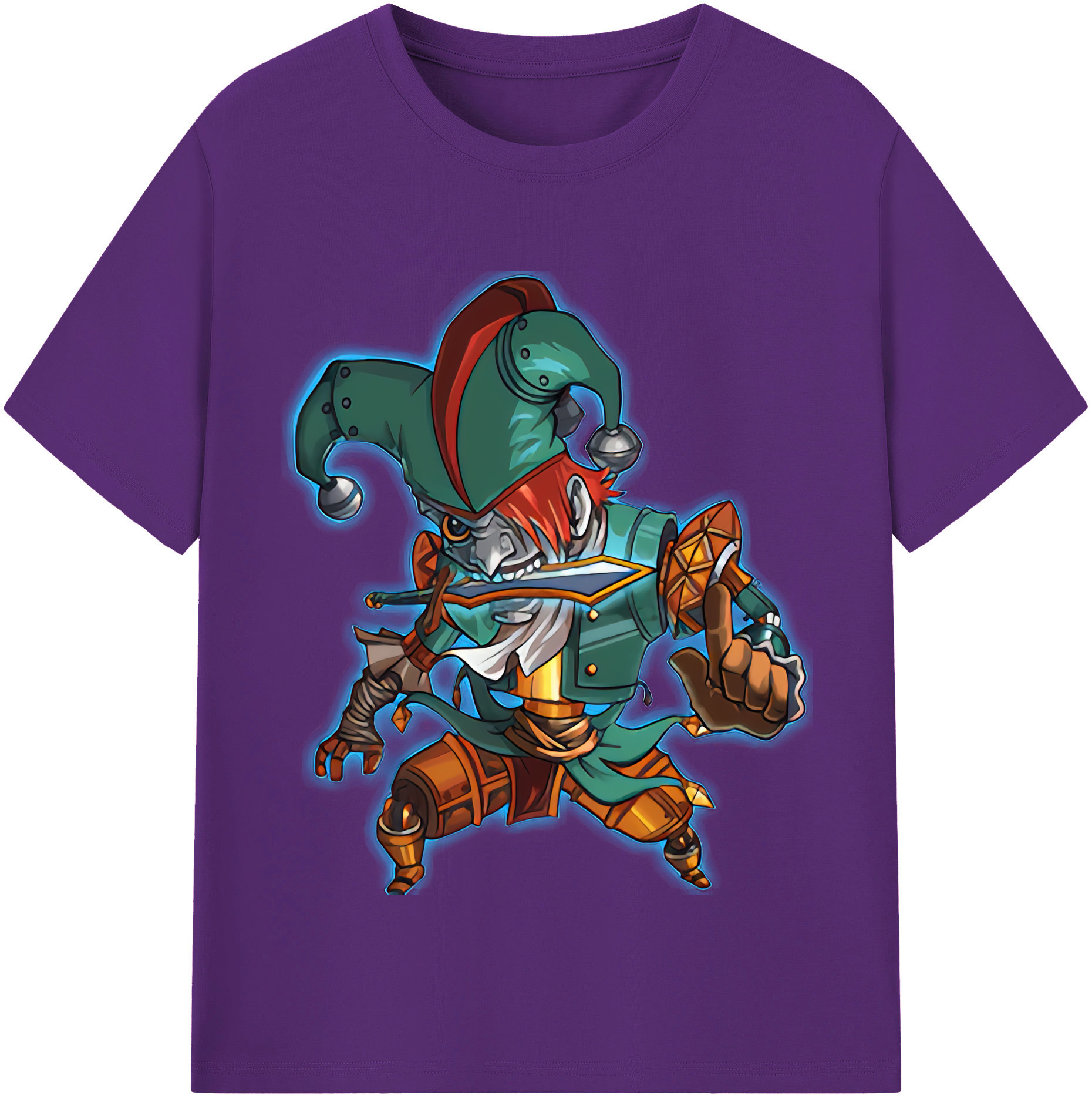 リーグ・オブ・レジェンド League of Legends LOL 綿100％半袖Tシャツ（フロントプリント）