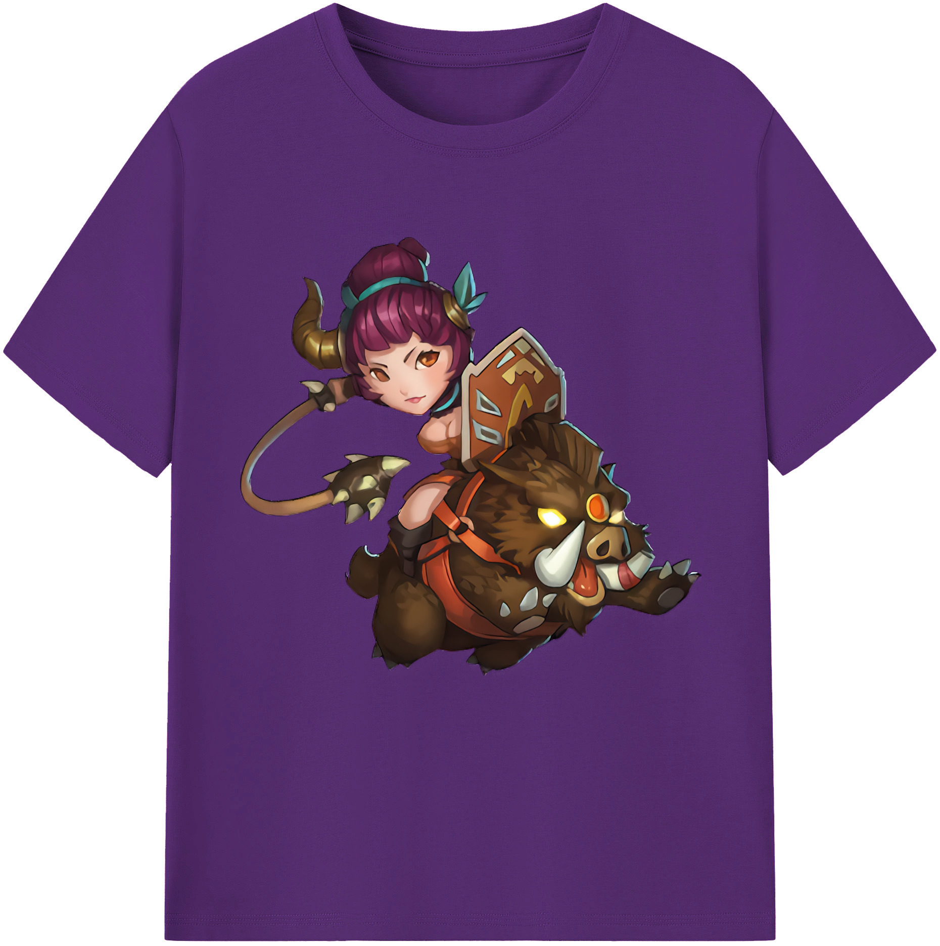（画像用） リーグ・オブ・レジェンド League of Legends LOL 綿100％半袖Tシャツ（フロントプリント）