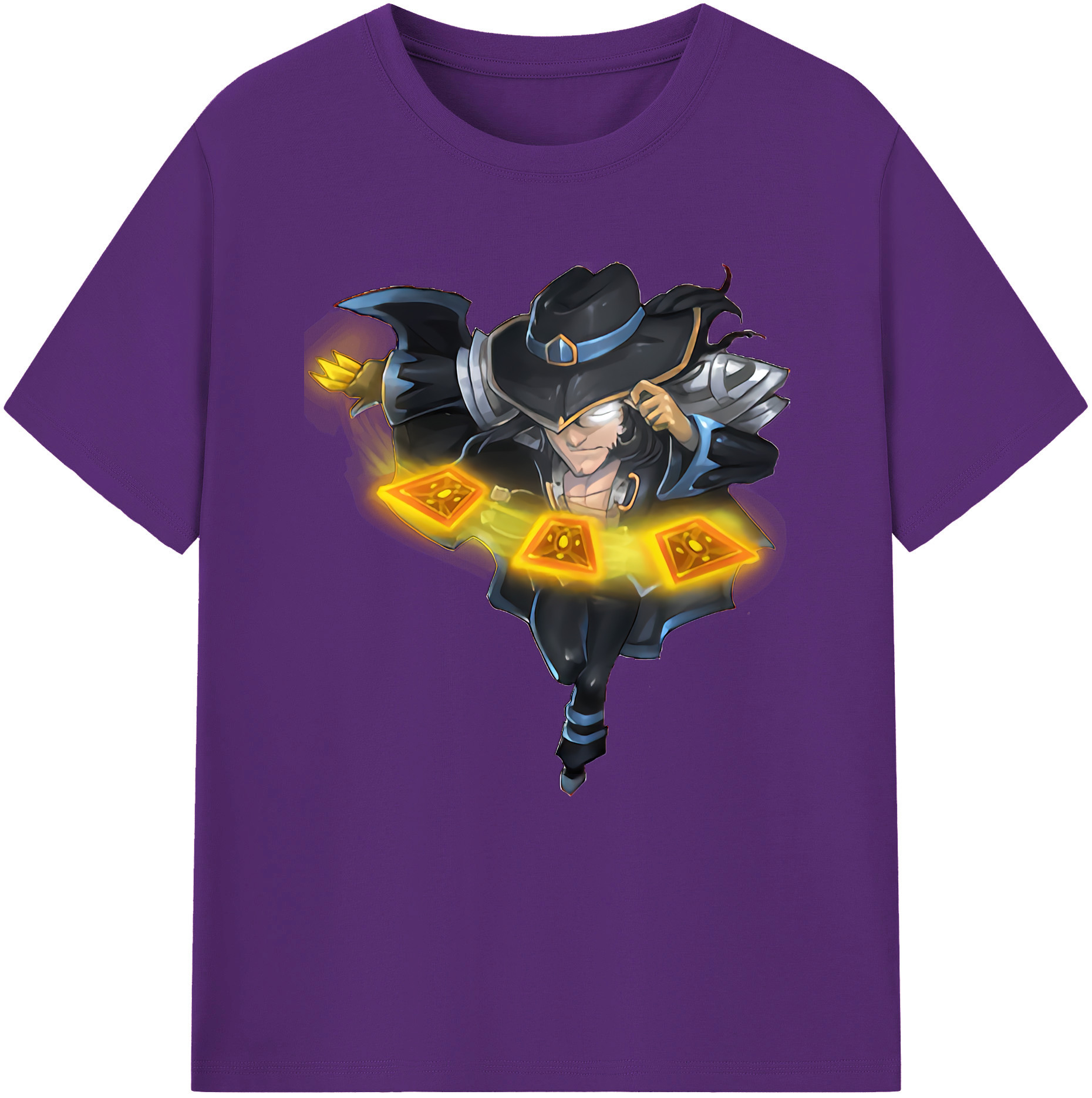 リーグ・オブ・レジェンド League of Legends LOL 綿100％半袖Tシャツ（フロントプリント）
