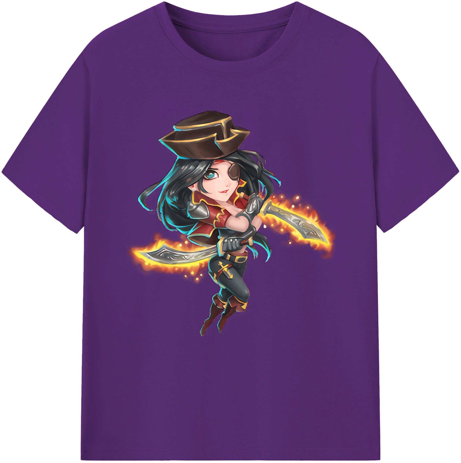 リーグ・オブ・レジェンド League of Legends LOL 綿100％半袖Tシャツ（フロントプリント）