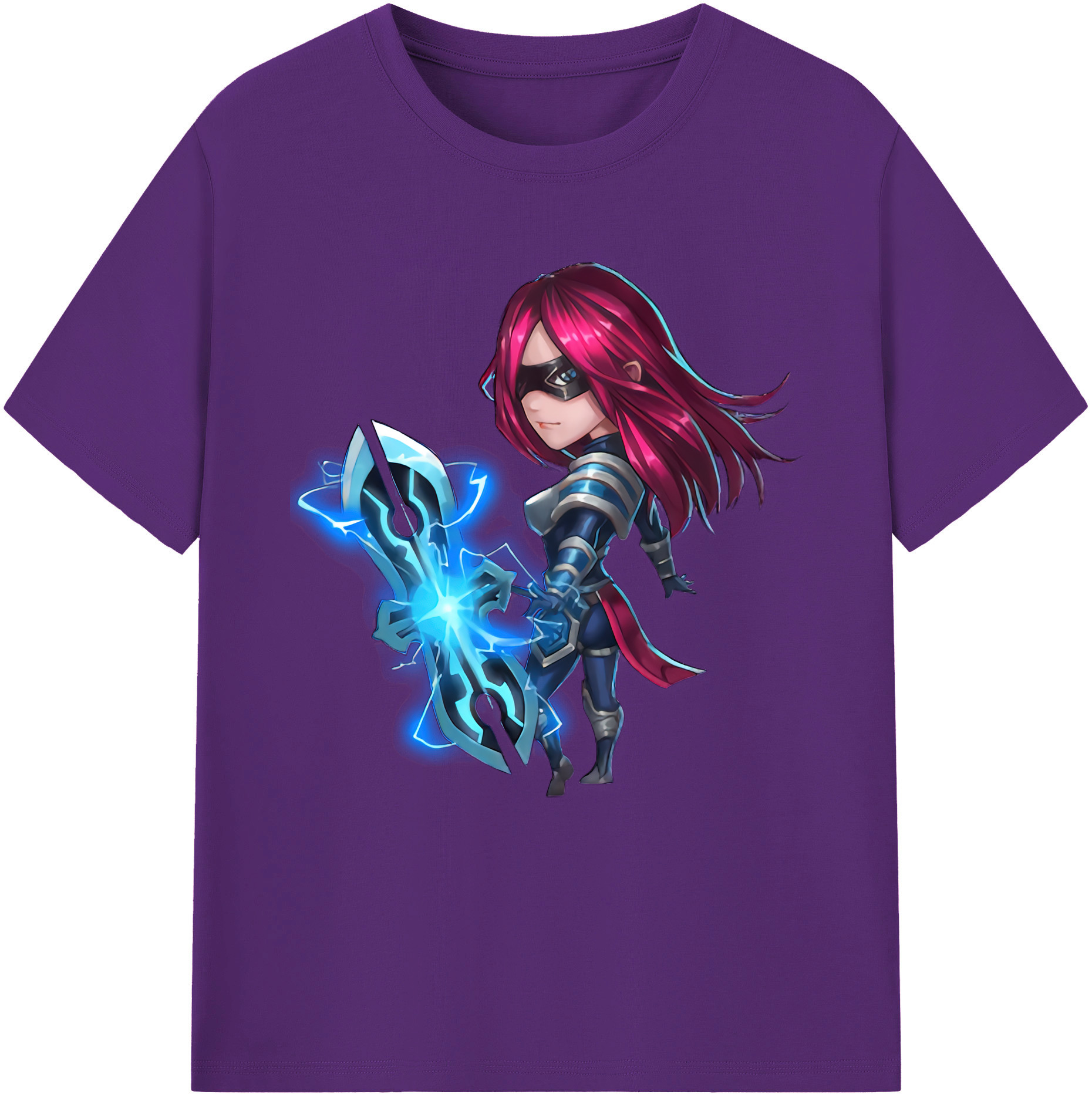 リーグ・オブ・レジェンド League of Legends LOL 綿100％半袖Tシャツ（フロントプリント）