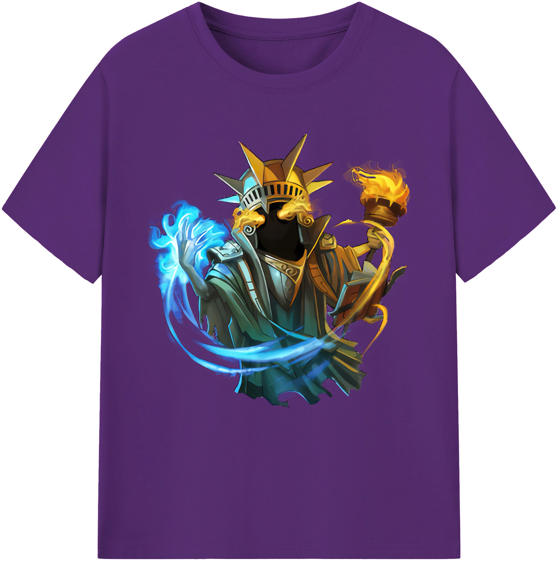 リーグ・オブ・レジェンド League of Legends LOL 綿100％半袖Tシャツ（フロントプリント）