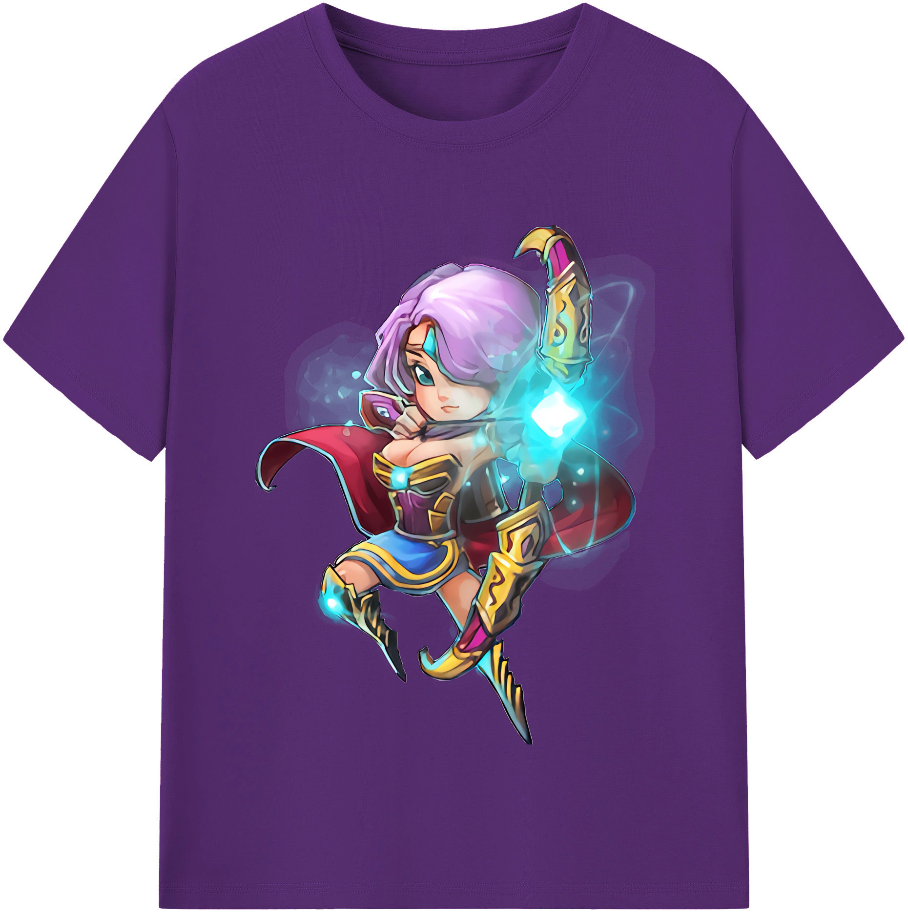 リーグ・オブ・レジェンド League of Legends LOL 綿100％半袖Tシャツ（フロントプリント）