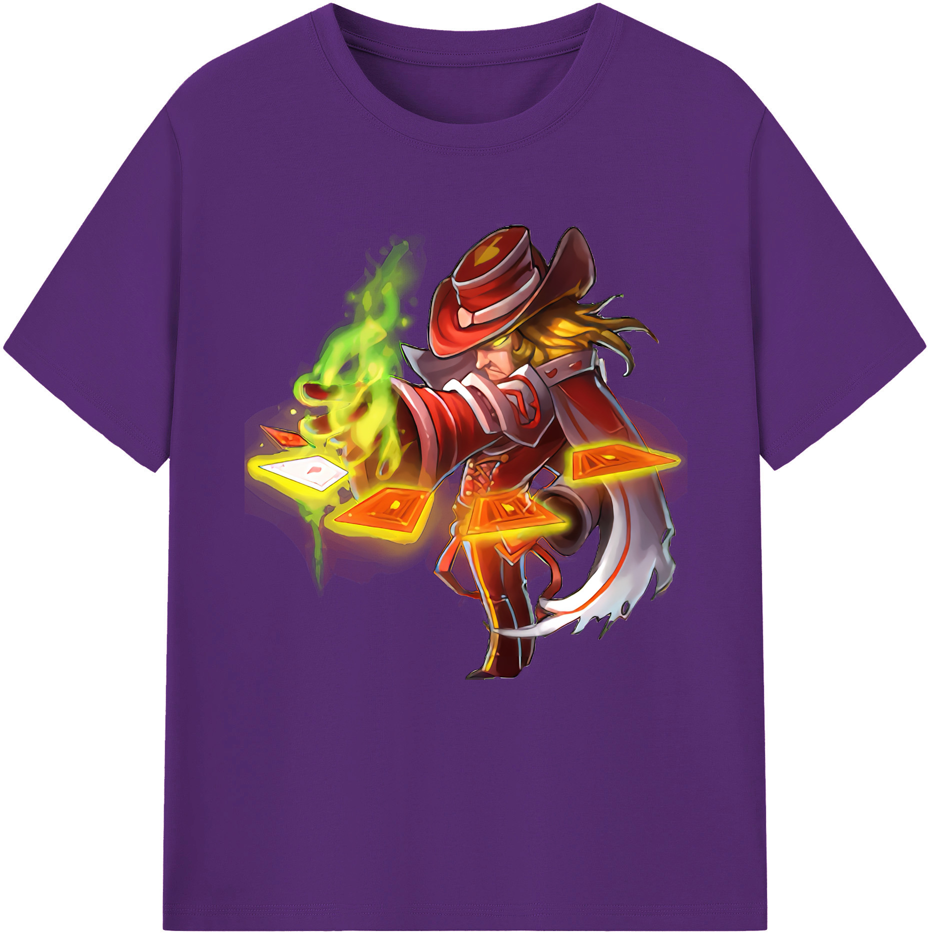 リーグ・オブ・レジェンド League of Legends LOL 綿100％半袖Tシャツ（フロントプリント）