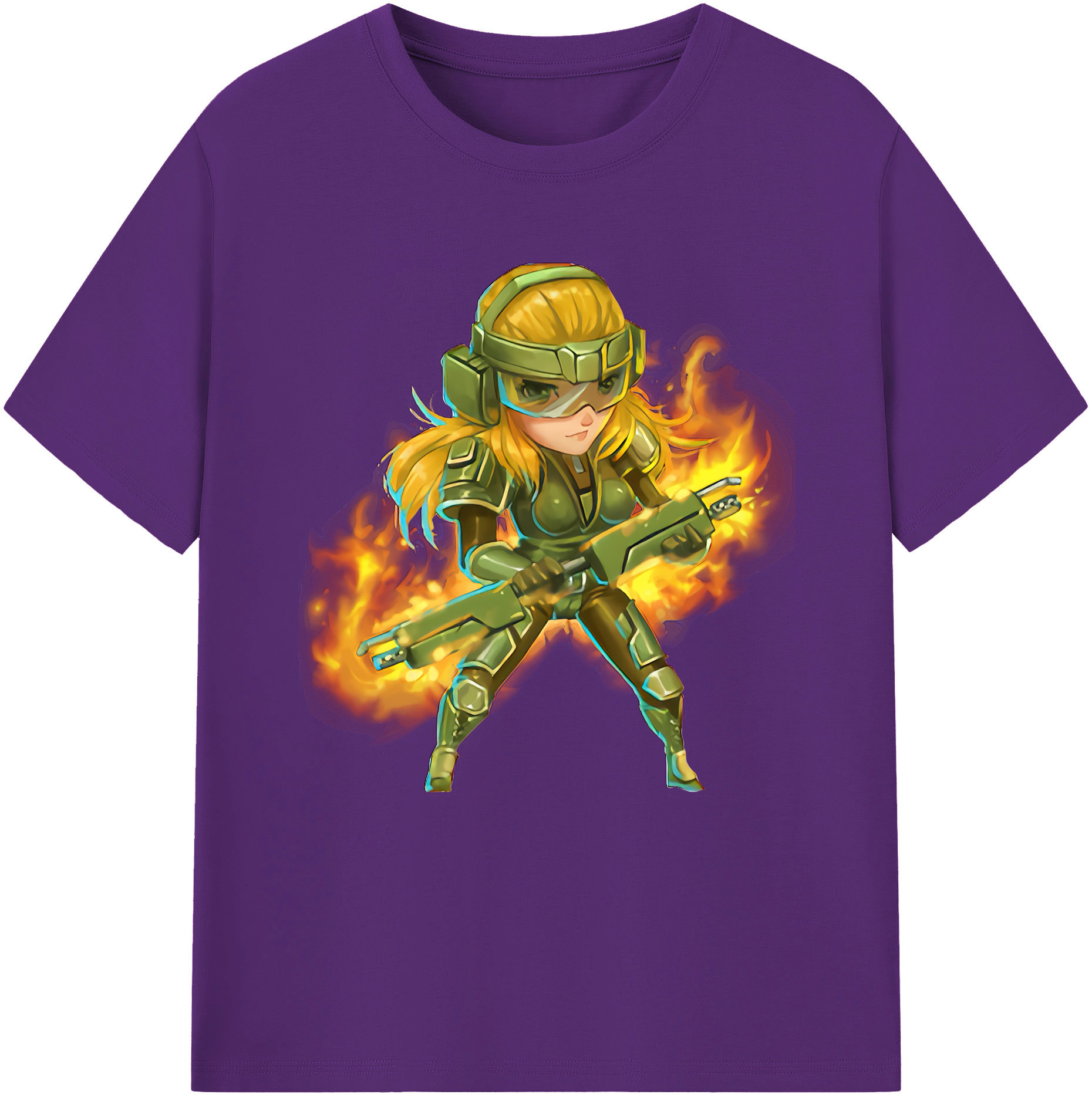リーグ・オブ・レジェンド League of Legends LOL 綿100％半袖Tシャツ（フロントプリント）