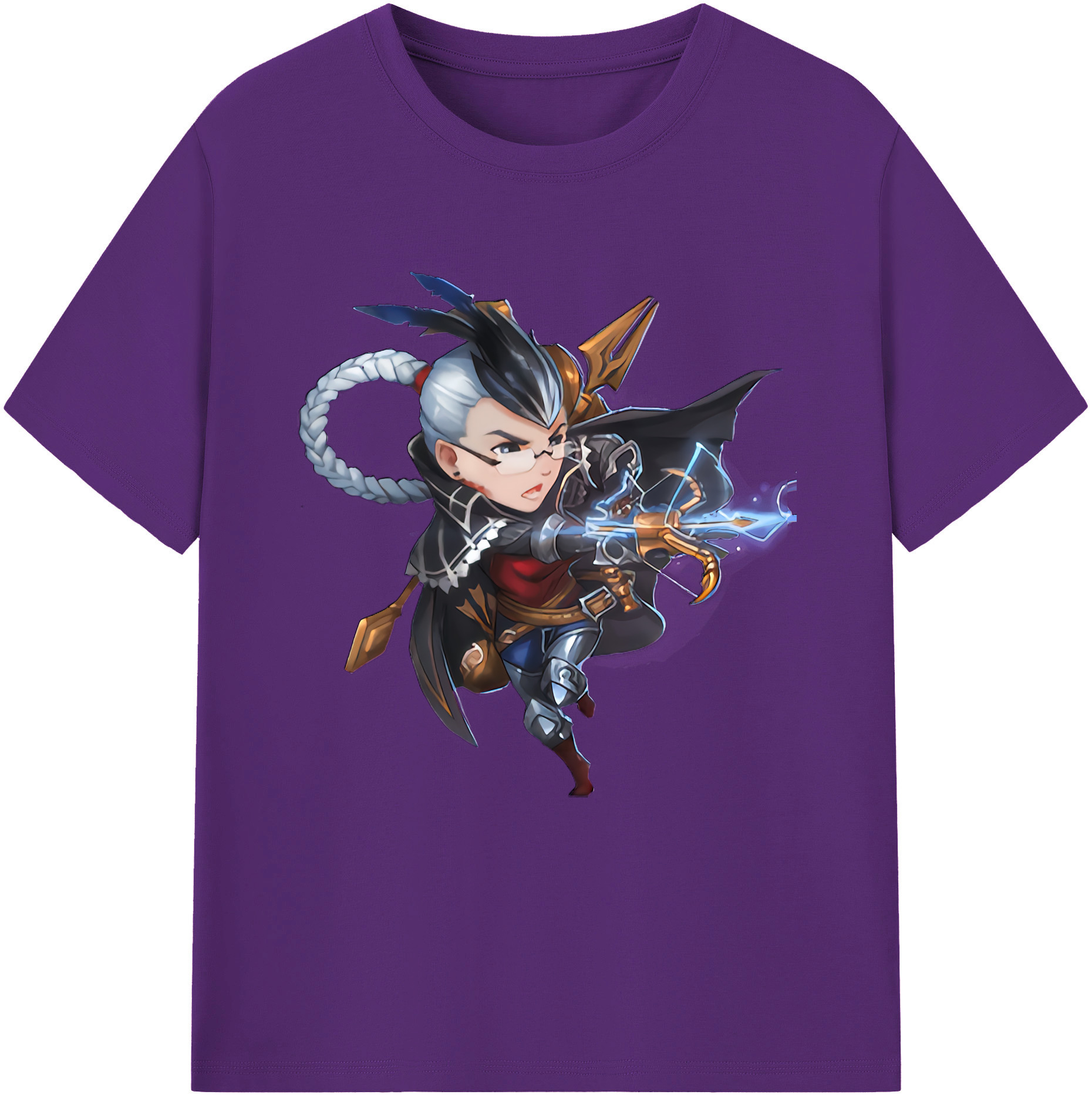 リーグ・オブ・レジェンド League of Legends LOL 綿100％半袖Tシャツ（フロントプリント）