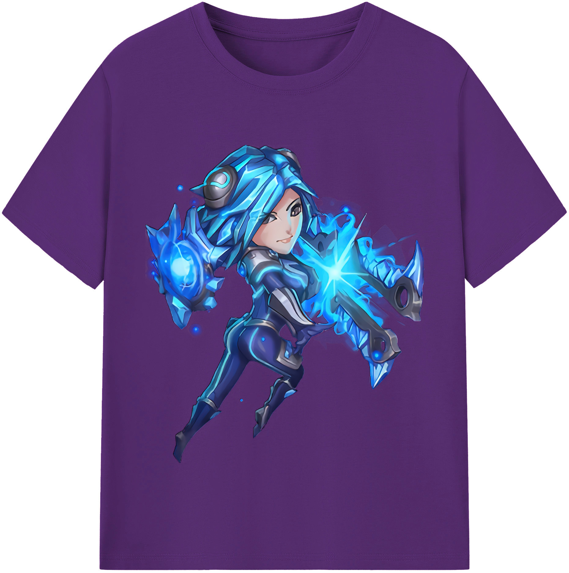 リーグ・オブ・レジェンド League of Legends LOL 綿100％半袖Tシャツ（フロントプリント）