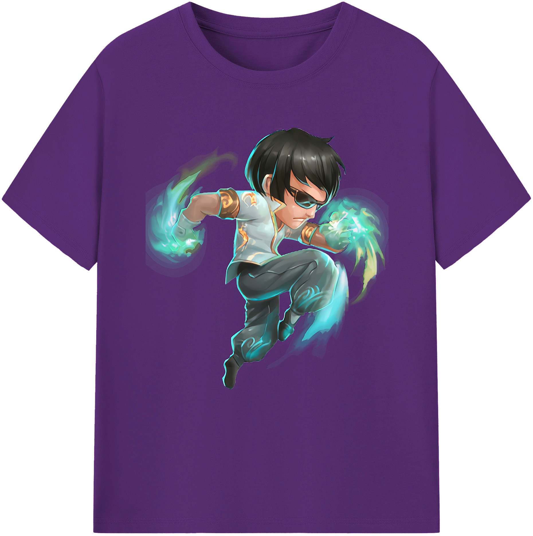（画像用） リーグ・オブ・レジェンド League of Legends LOL 綿100％半袖Tシャツ（フロントプリント）