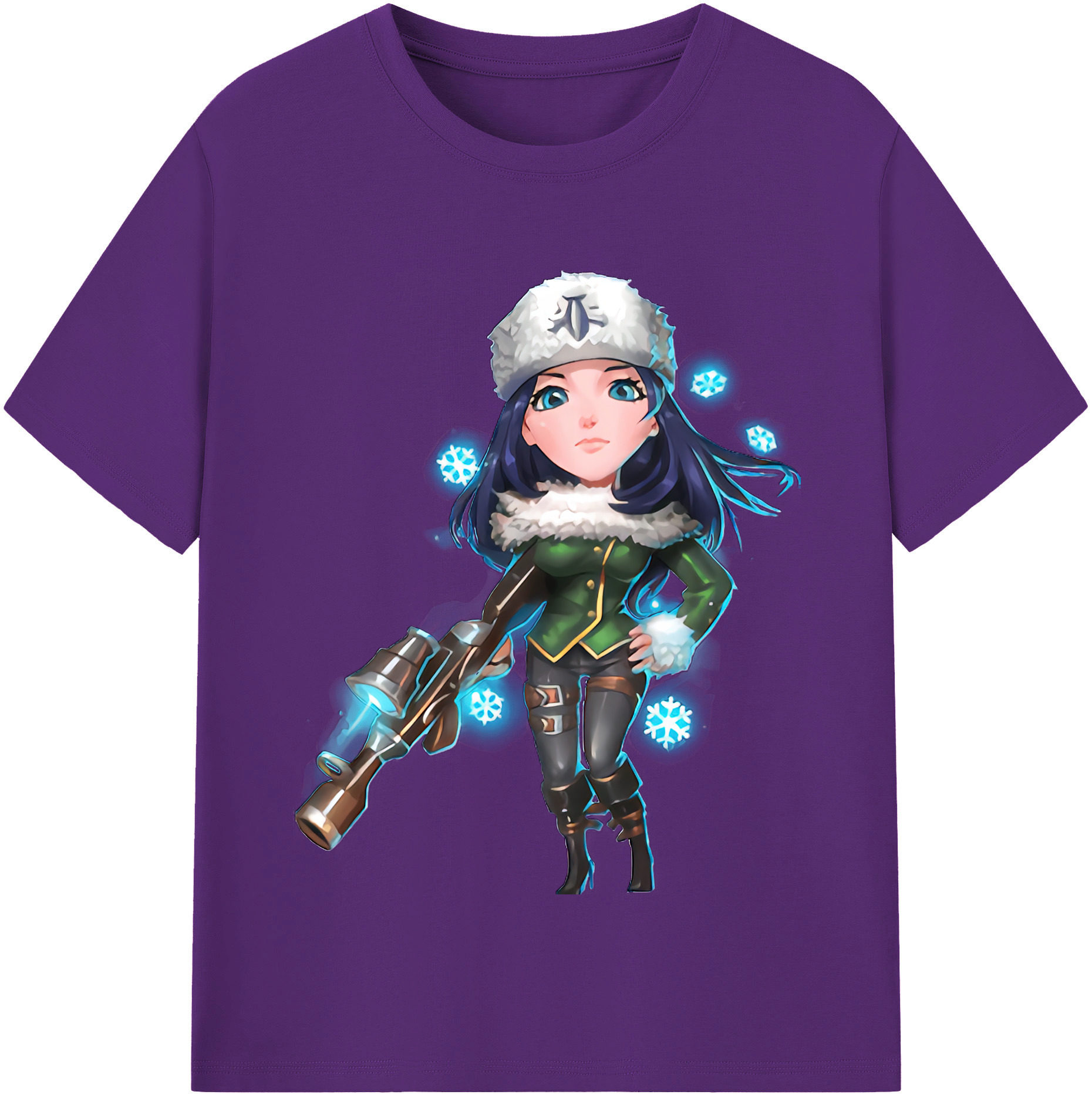 リーグ・オブ・レジェンド League of Legends LOL 綿100％半袖Tシャツ（フロントプリント）