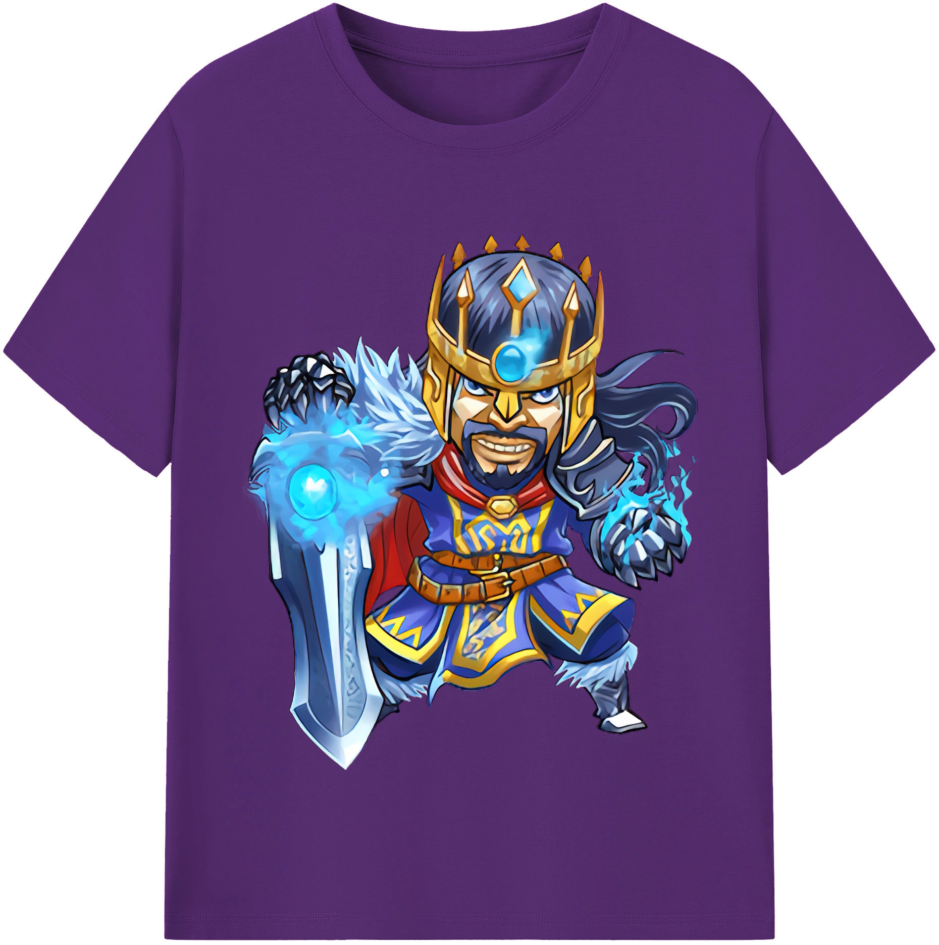 リーグ・オブ・レジェンド League of Legends LOL 綿100％半袖Tシャツ（フロントプリント）