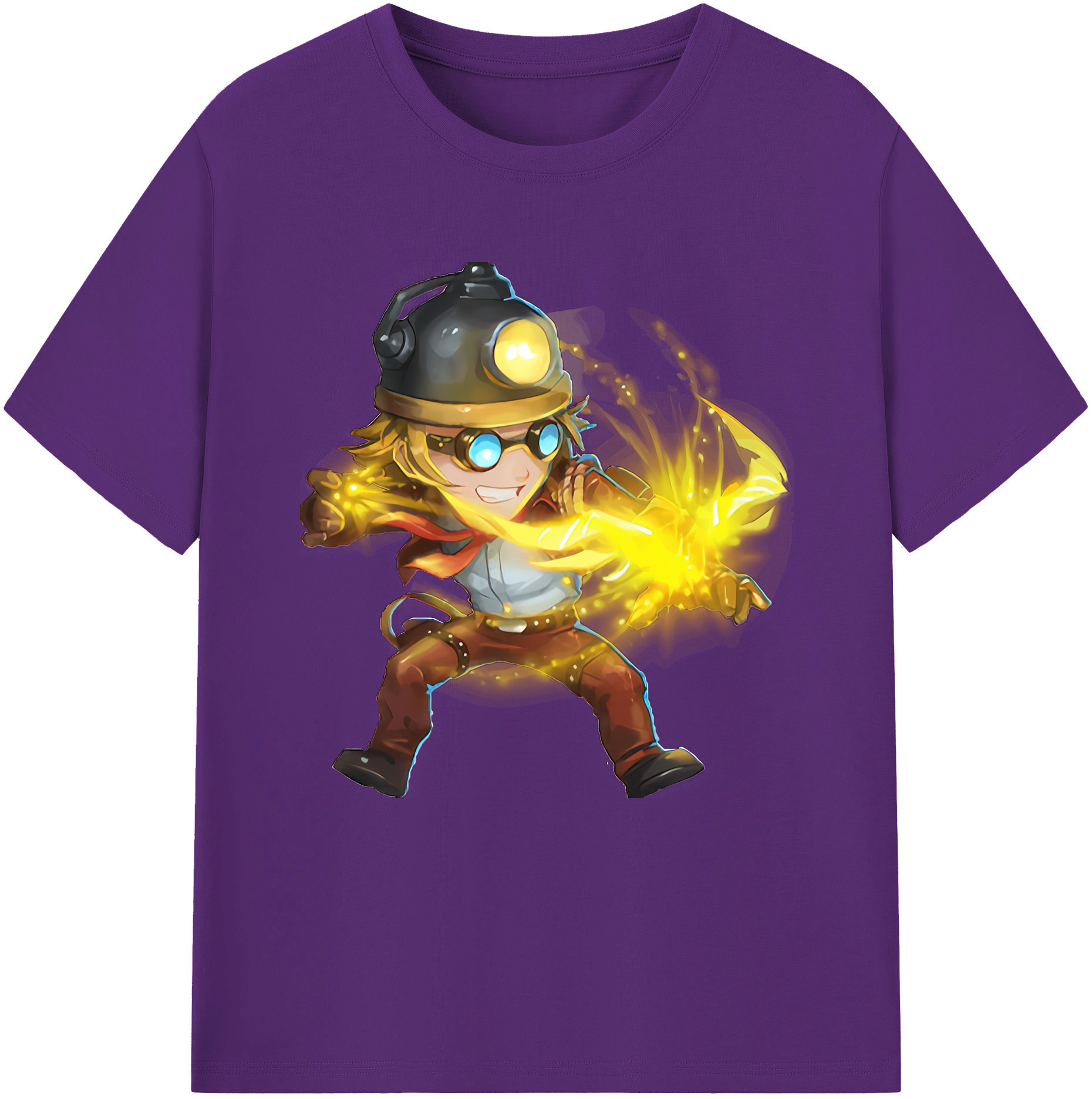 リーグ・オブ・レジェンド League of Legends LOL 綿100％半袖Tシャツ（フロントプリント）