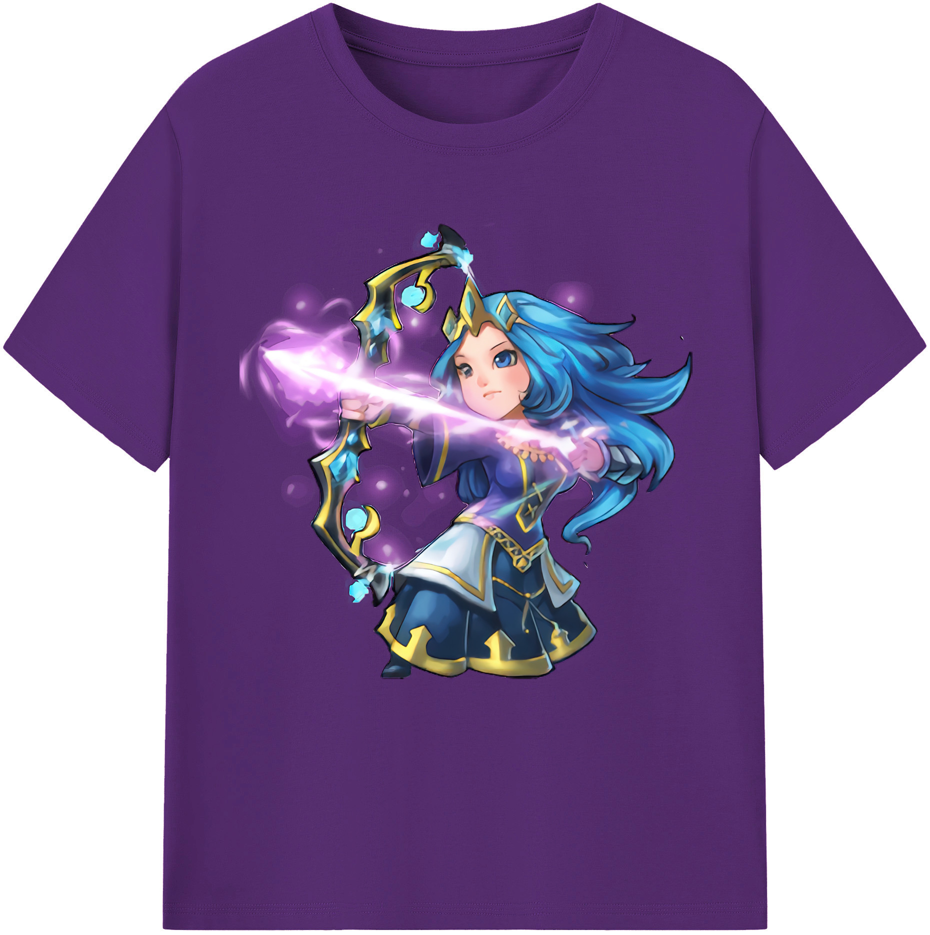 リーグ・オブ・レジェンド League of Legends LOL 綿100％半袖Tシャツ（フロントプリント）