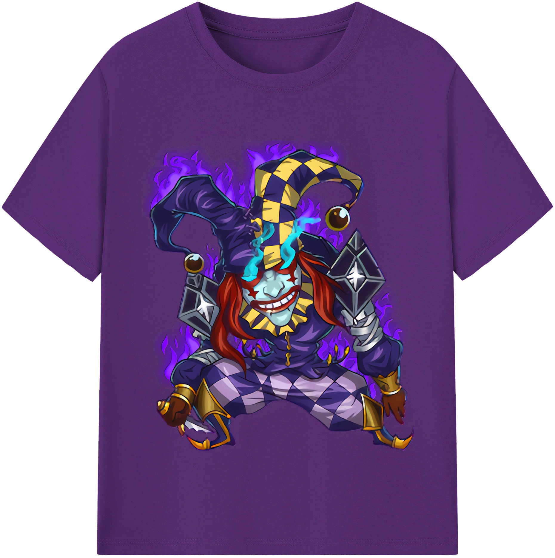 リーグ・オブ・レジェンド League of Legends LOL 綿100％半袖Tシャツ（フロントプリント）