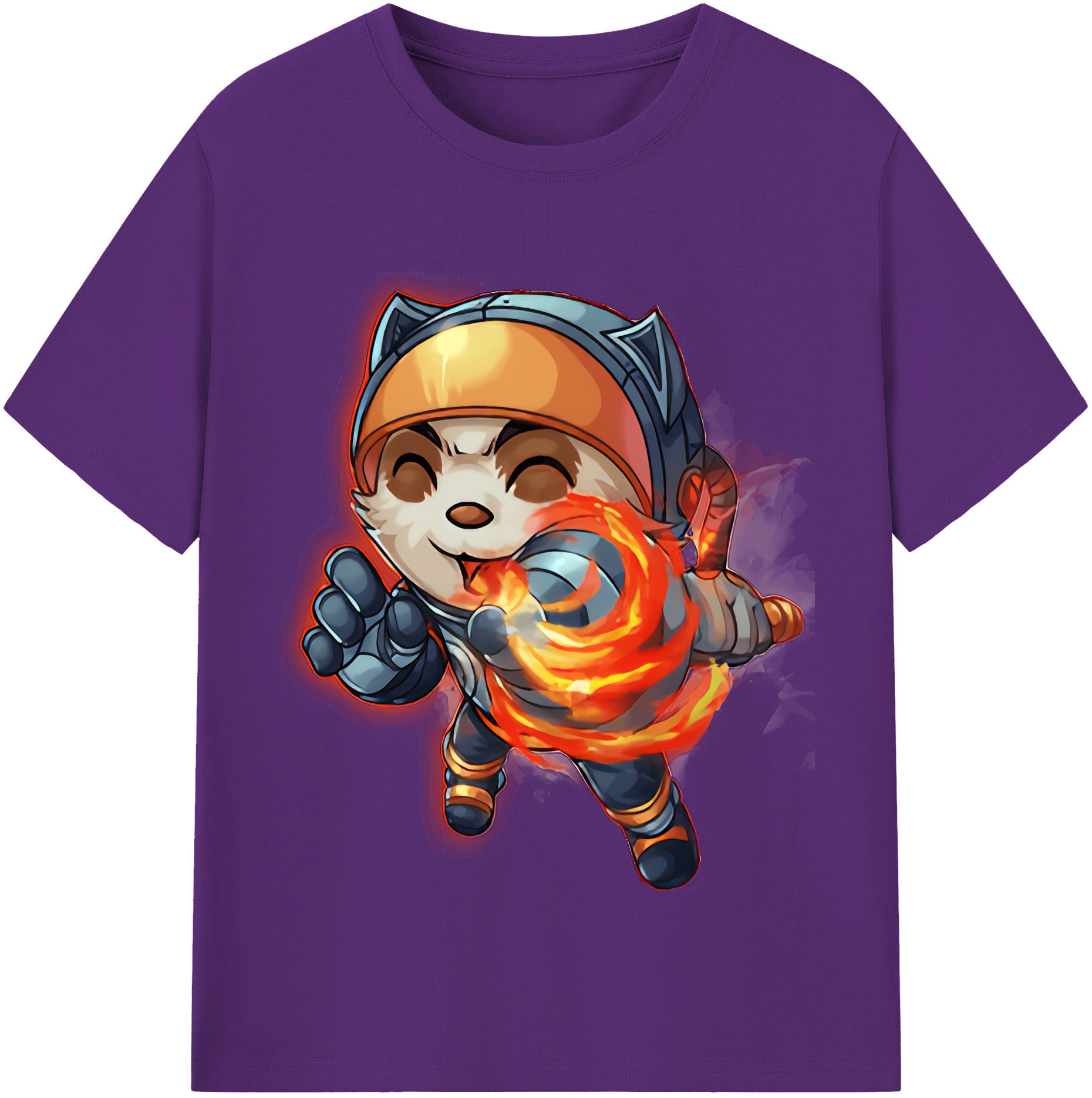 リーグ・オブ・レジェンド League of Legends LOL 綿100％半袖Tシャツ（フロントプリント）