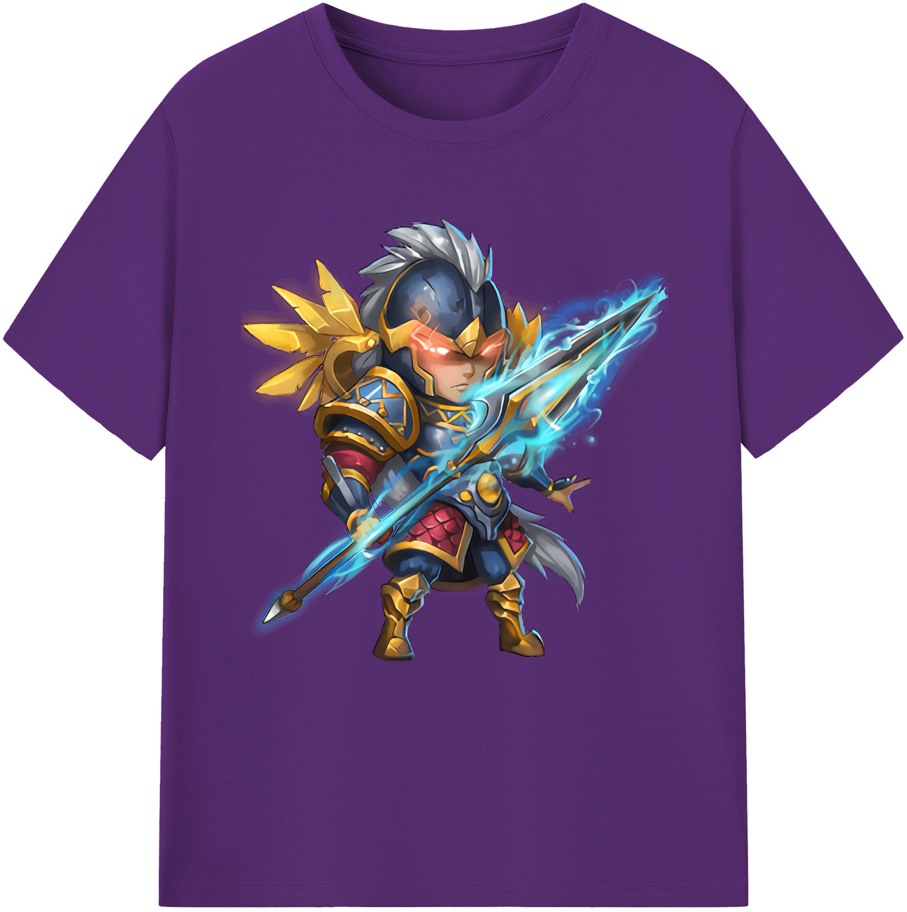 リーグ・オブ・レジェンド League of Legends LOL 綿100％半袖Tシャツ（フロントプリント）
