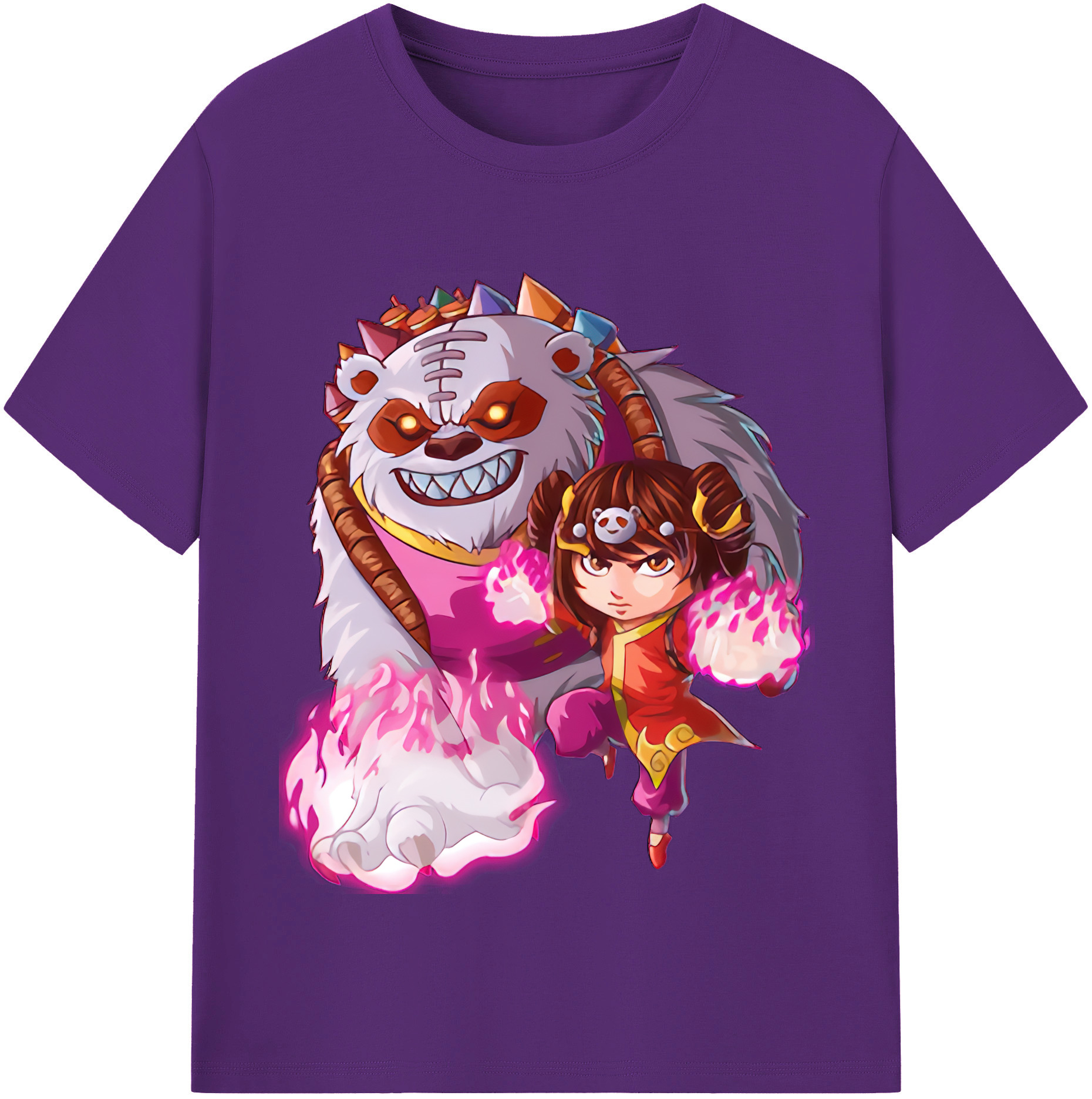 リーグ・オブ・レジェンド League of Legends LOL 綿100％半袖Tシャツ（フロントプリント）
