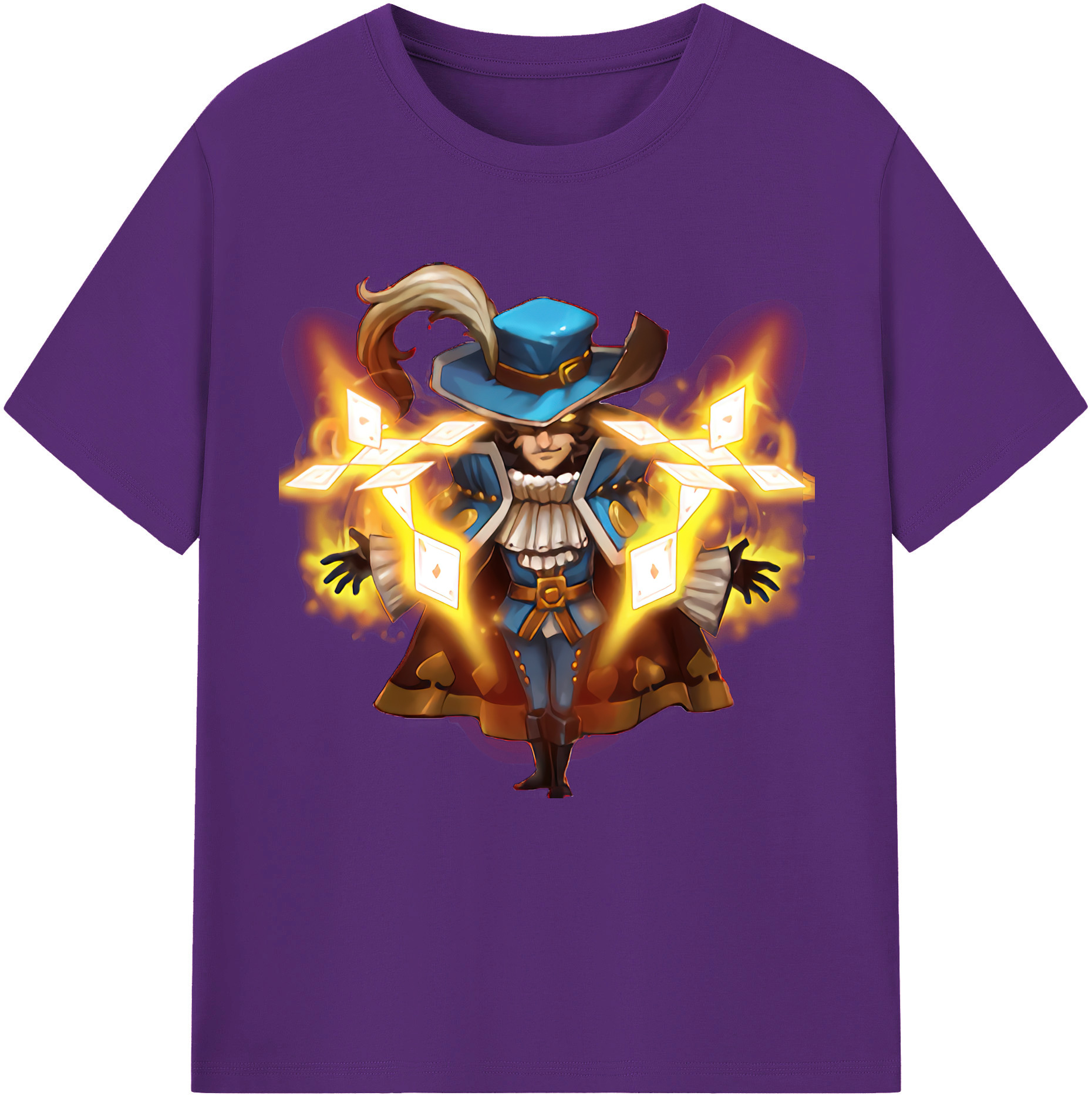 リーグ・オブ・レジェンド League of Legends LOL 綿100％半袖Tシャツ（フロントプリント）