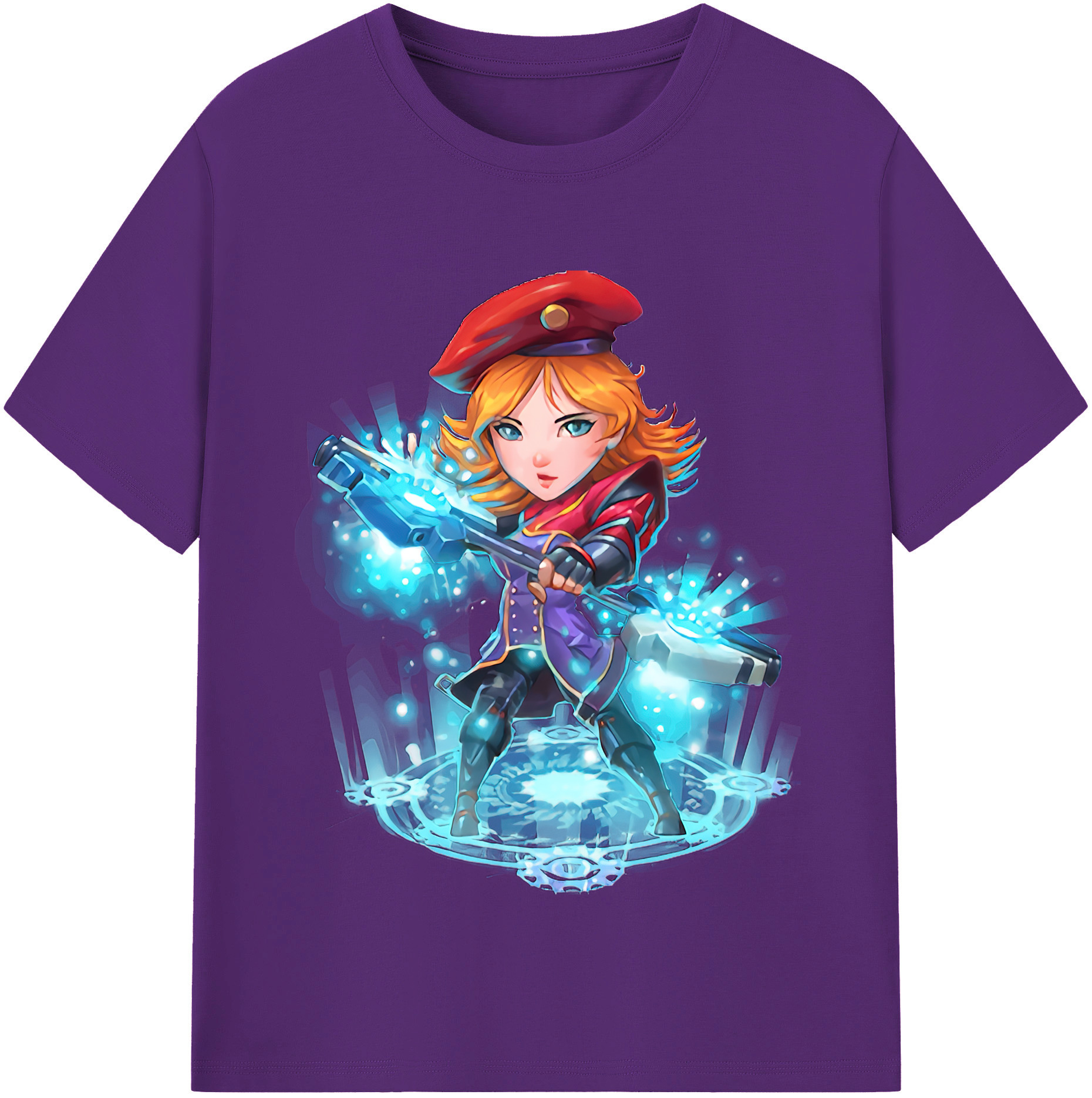 リーグ・オブ・レジェンド League of Legends LOL 綿100％半袖Tシャツ（フロントプリント）