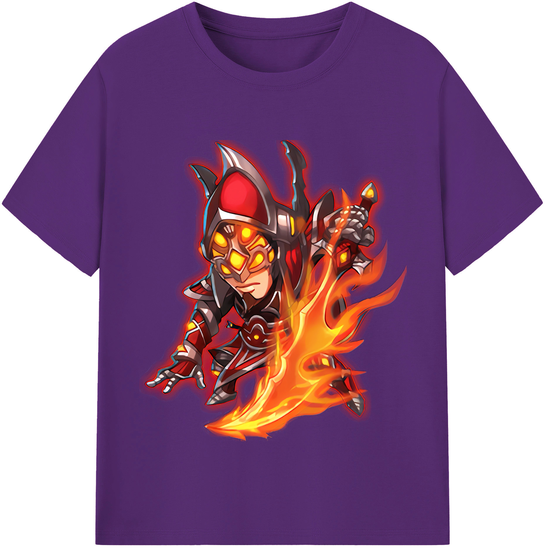 （画像用） リーグ・オブ・レジェンド League of Legends LOL 綿100％半袖Tシャツ（フロントプリント）