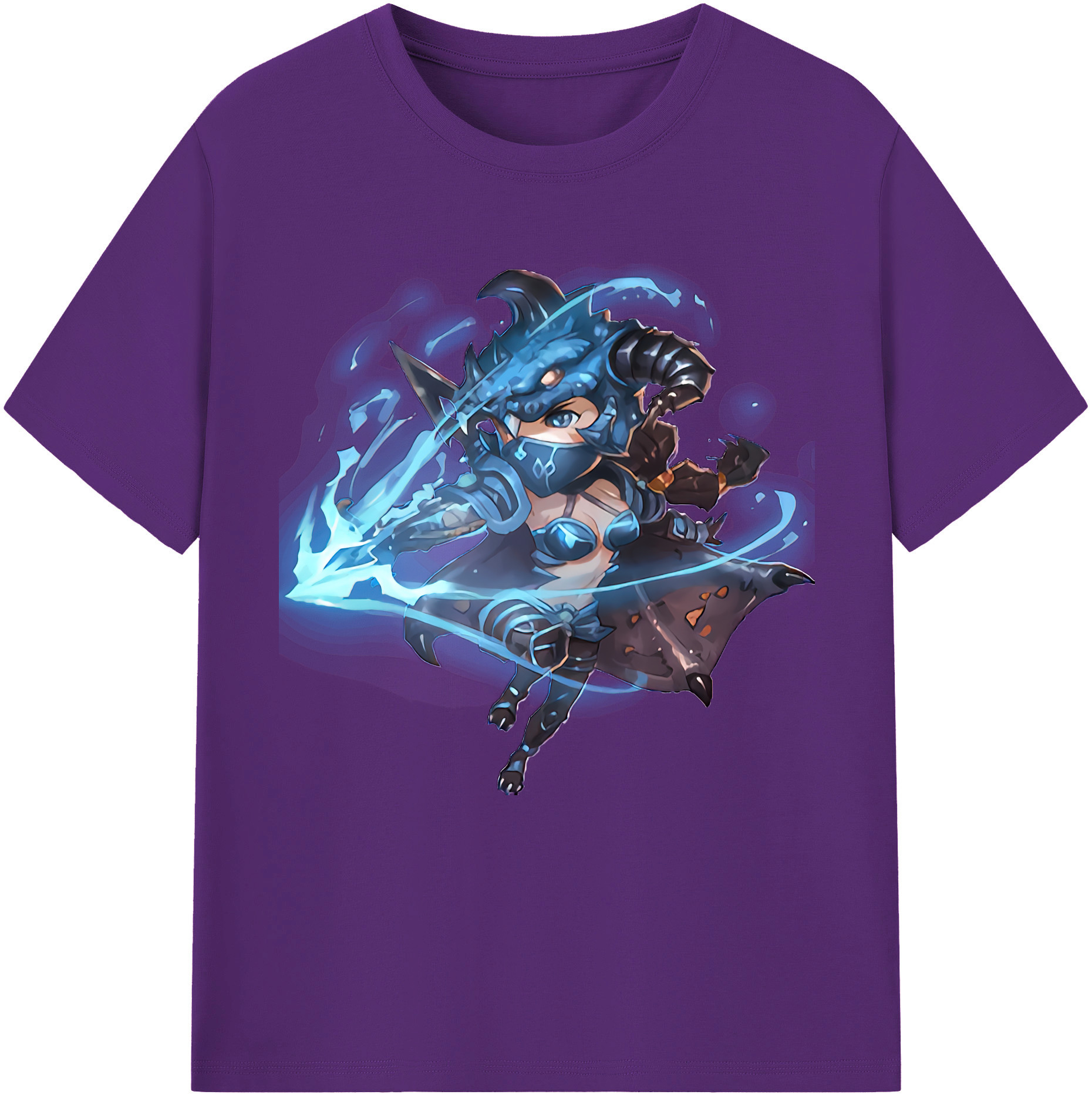 リーグ・オブ・レジェンド League of Legends LOL 綿100％半袖Tシャツ（フロントプリント）