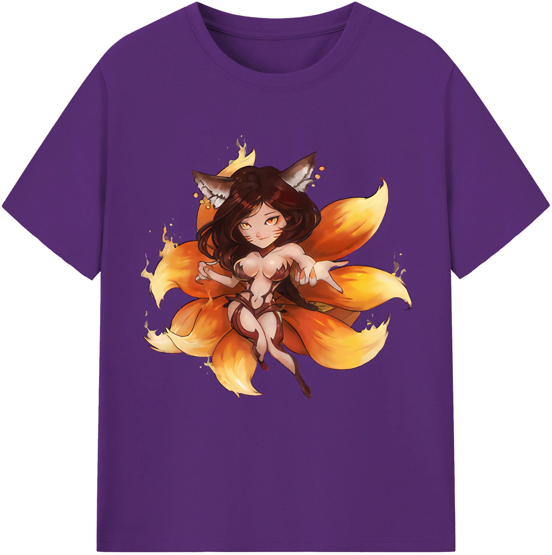 リーグ・オブ・レジェンド League of Legends LOL 綿100％半袖Tシャツ（フロントプリント）