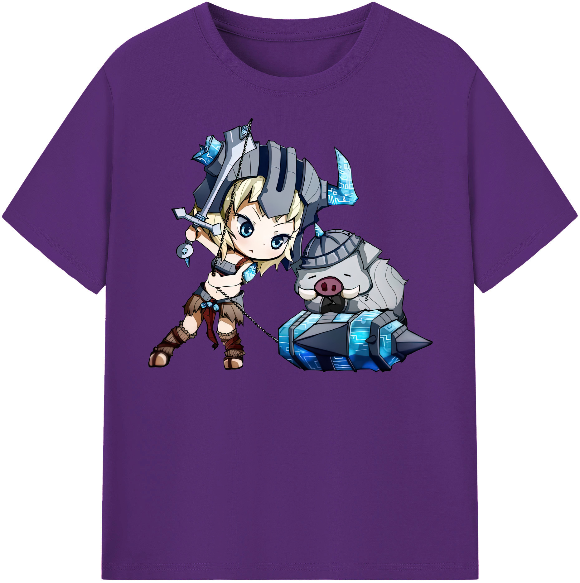 リーグ・オブ・レジェンド League of Legends LOL 綿100％半袖Tシャツ（フロントプリント）