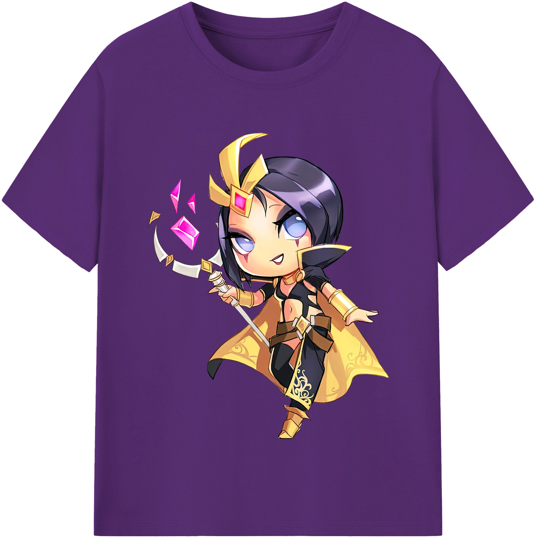 リーグ・オブ・レジェンド League of Legends LOL 綿100％半袖Tシャツ（フロントプリント）