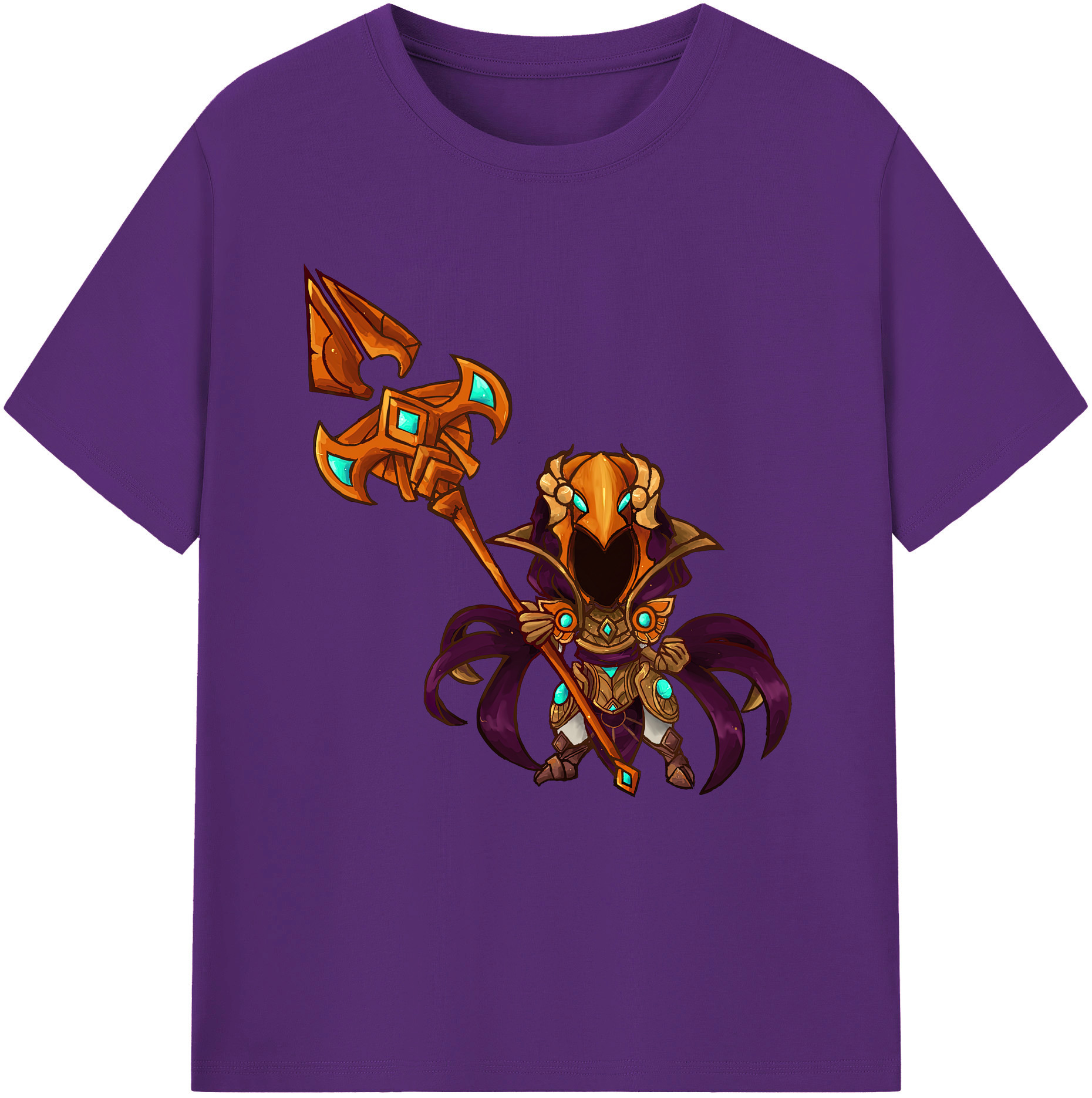 リーグ・オブ・レジェンド League of Legends LOL 綿100％半袖Tシャツ（フロントプリント）