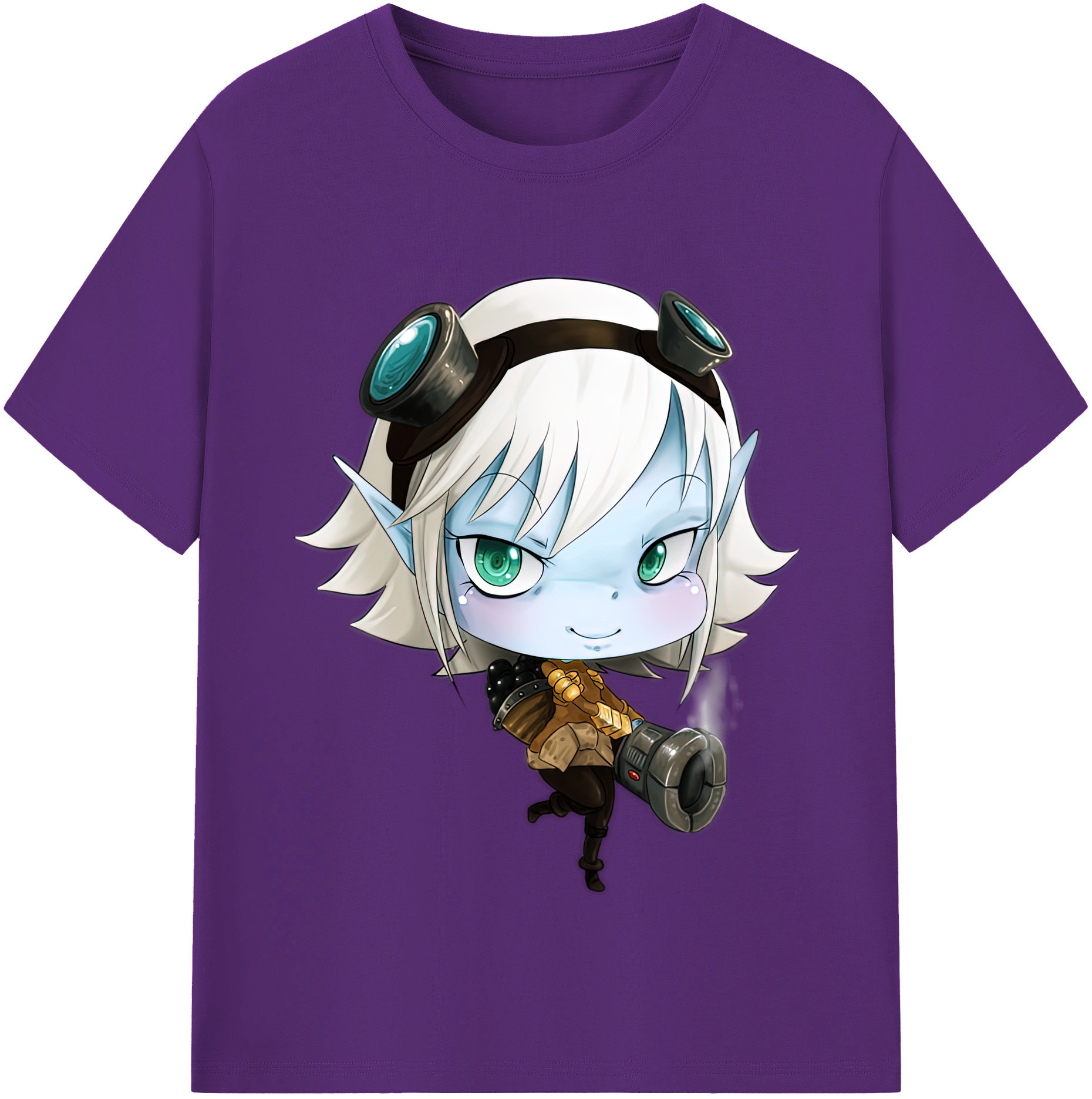 リーグ・オブ・レジェンド League of Legends LOL 綿100％半袖Tシャツ（フロントプリント）