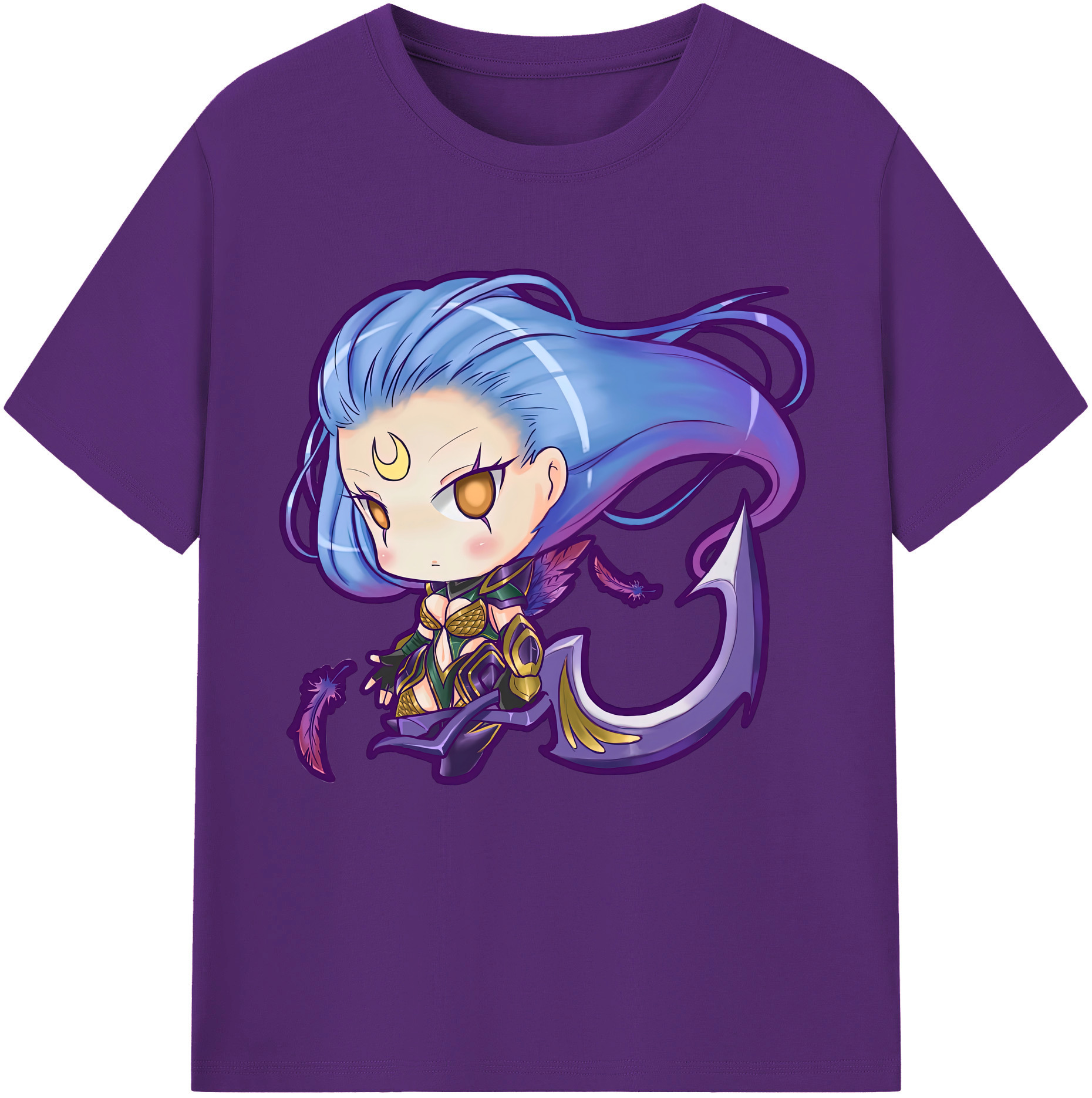（画像用） リーグ・オブ・レジェンド League of Legends LOL 綿100％半袖Tシャツ（フロントプリント）