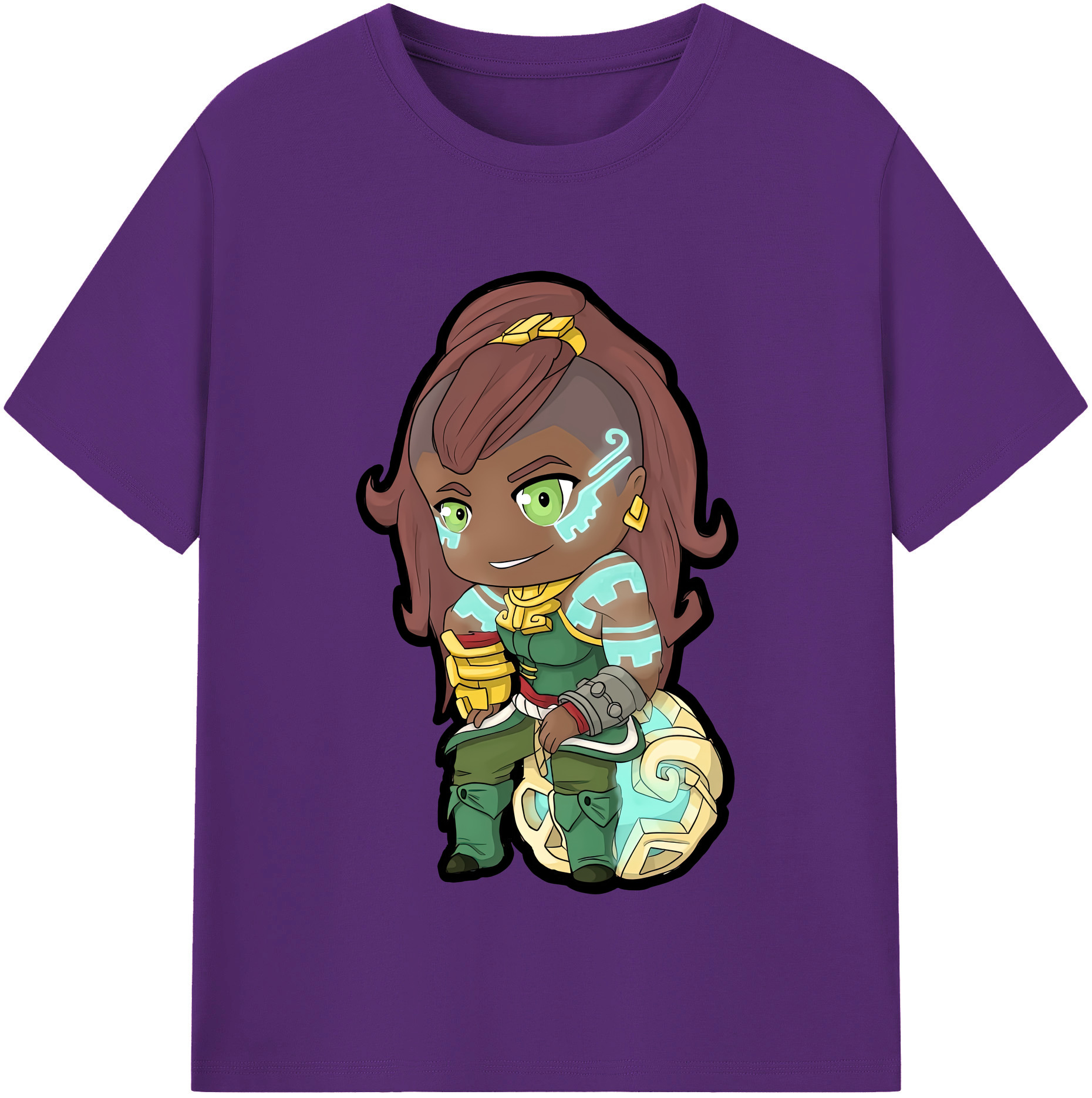 リーグ・オブ・レジェンド League of Legends LOL 綿100％半袖Tシャツ（フロントプリント）