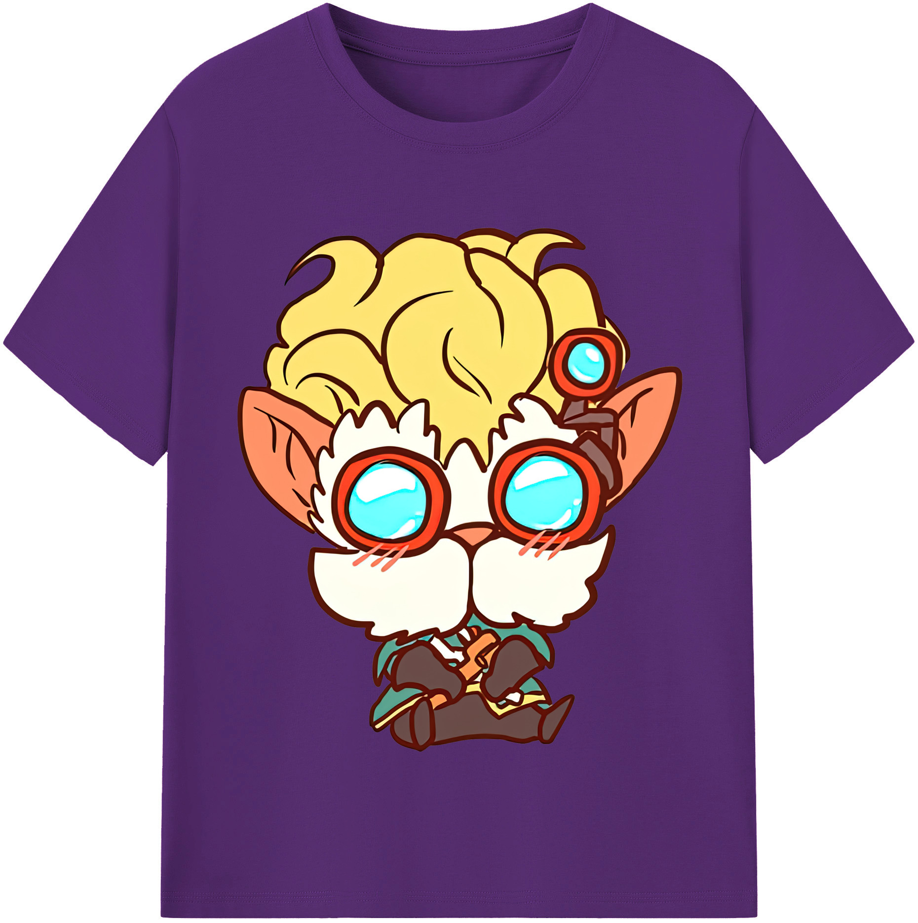 リーグ・オブ・レジェンド League of Legends LOL 綿100％半袖Tシャツ（フロントプリント）