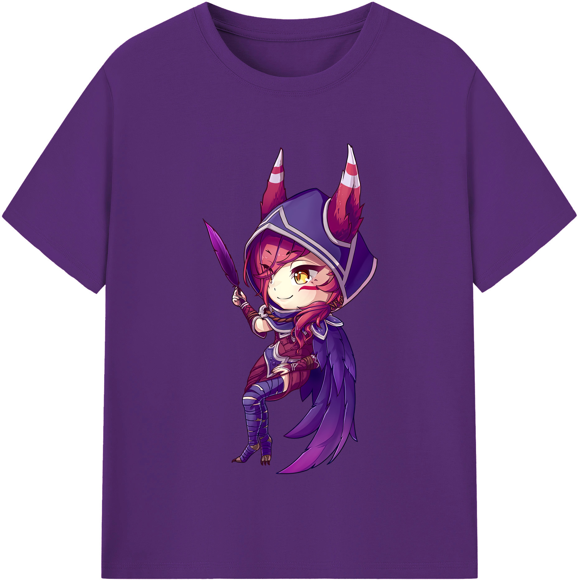 リーグ・オブ・レジェンド League of Legends LOL 綿100％半袖Tシャツ（フロントプリント）