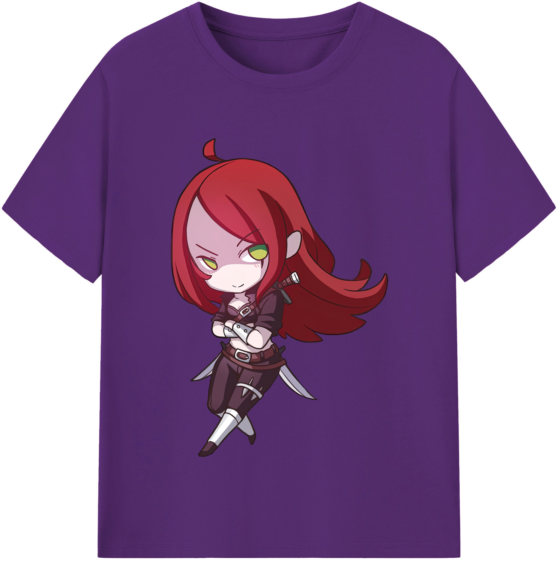 リーグ・オブ・レジェンド League of Legends LOL 綿100％半袖Tシャツ（フロントプリント）